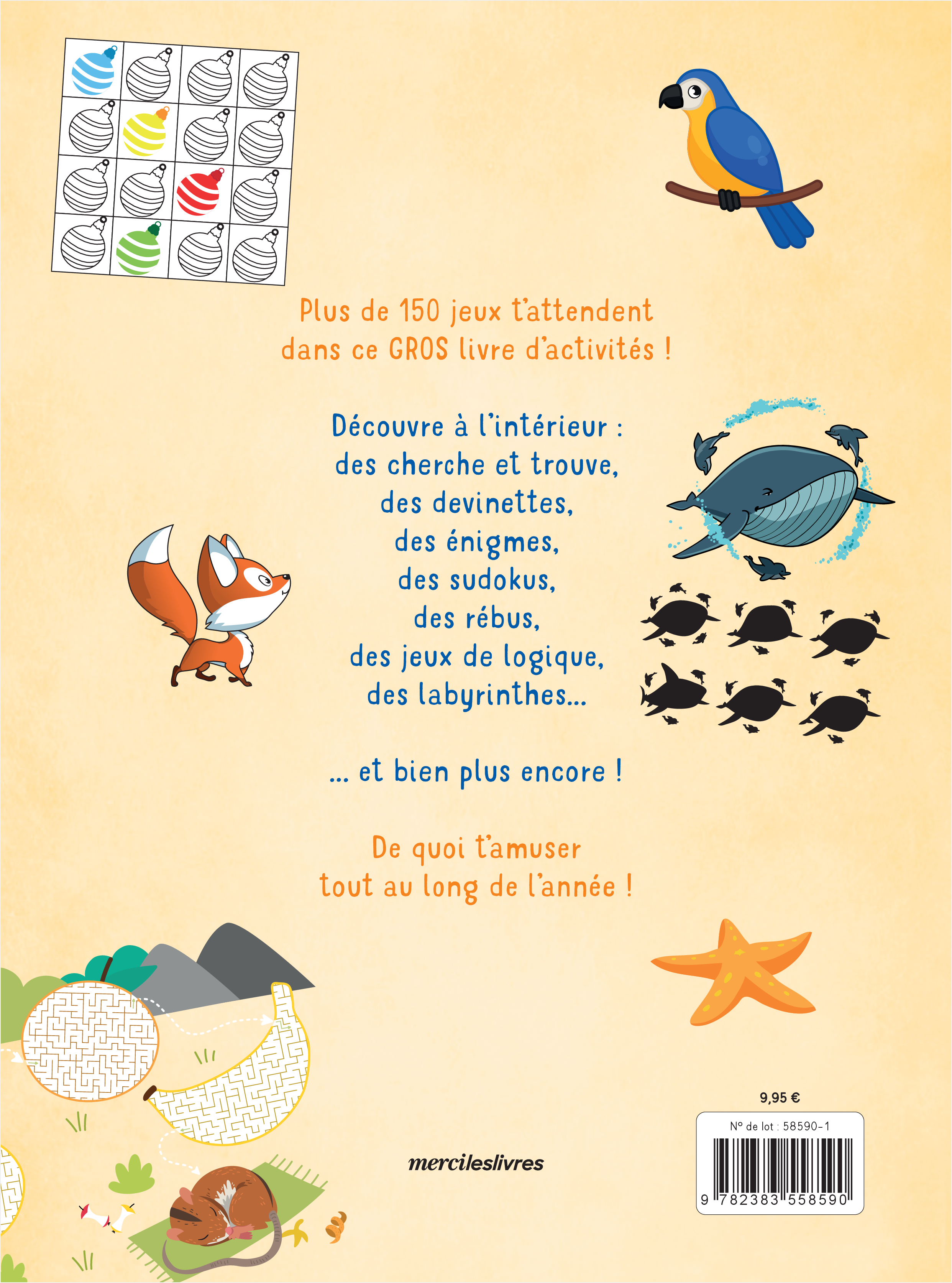 MON GROS LIVRE D'ACTIVITÉS - 7-9 ANS -  Collectif - MERCILESLIVRES
