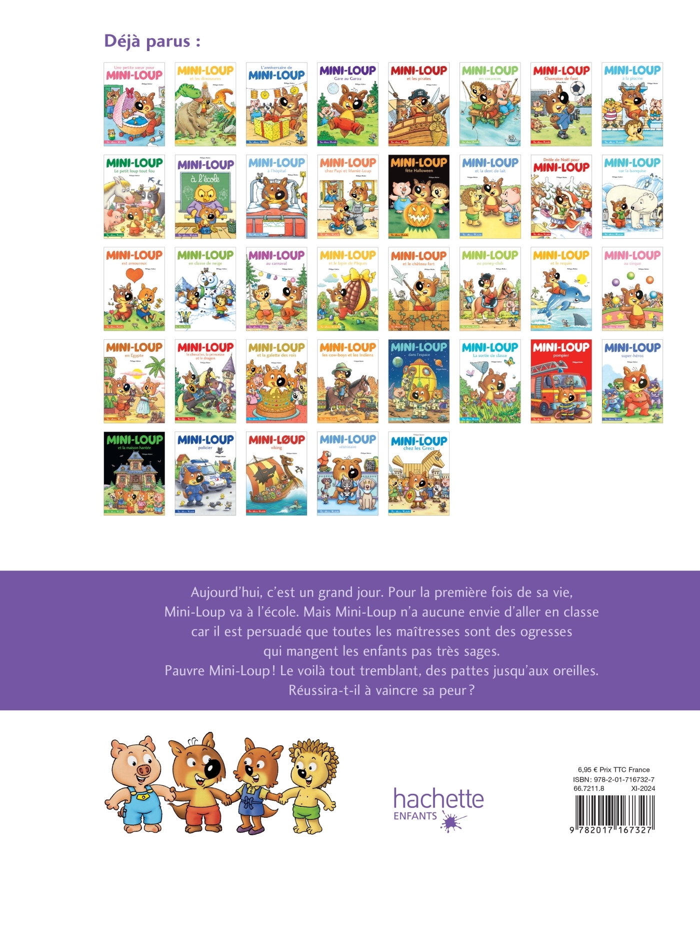 Mini-Loup à l'école - Philippe Matter - HACHETTE ENFANT