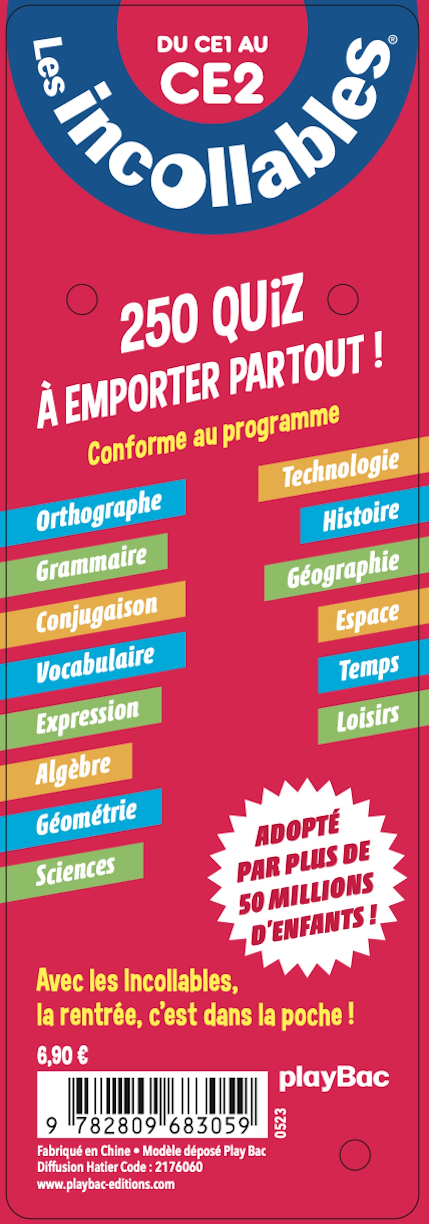 Les incollables - 250 quiz pour réviser - Du CE1 au CE2 -  Play Bac Éditions,  El gunto,  Colonel Moutarde - PLAY BAC