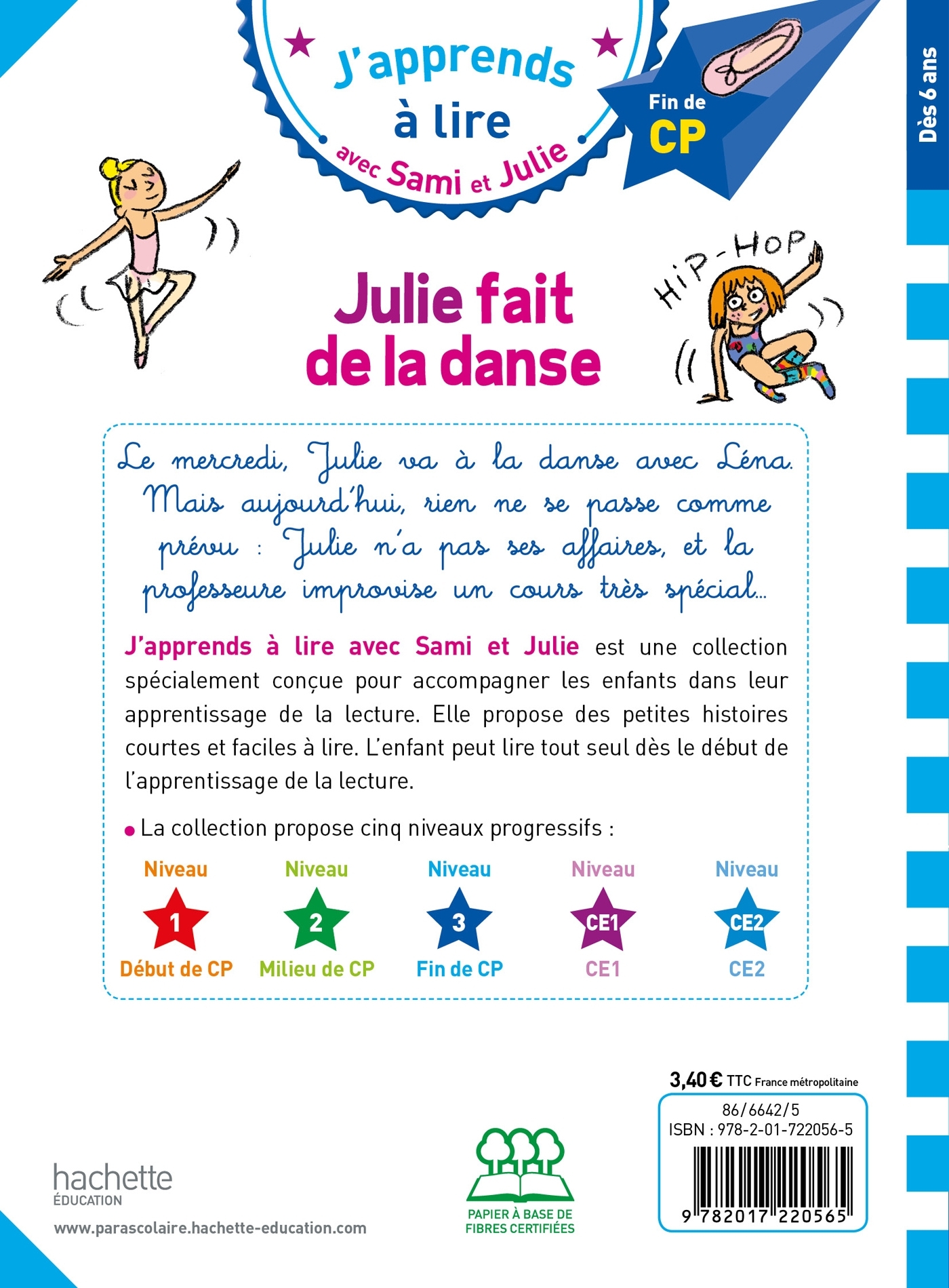 Sami et Julie CP Niveau 3 Julie fait de la danse - Thérèse Bonté, Sophie de Mullenheim - HACHETTE EDUC