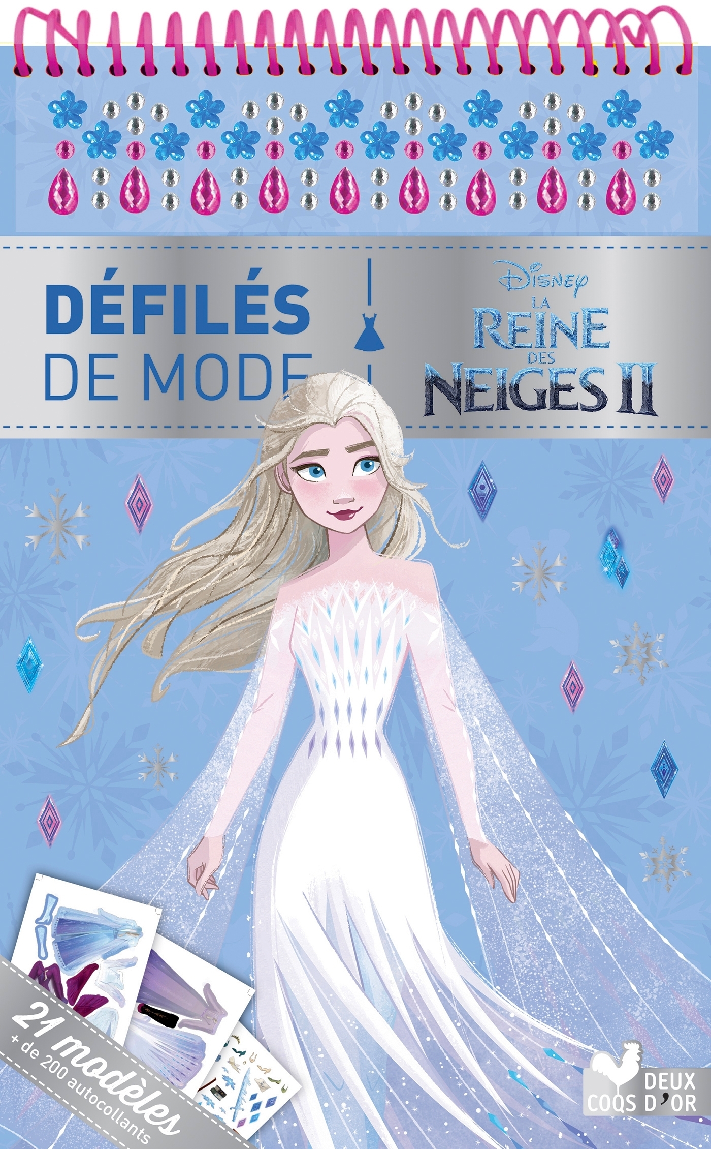 La Reine des neiges 2 - bloc à spirale -  Disney - DEUX COQS D OR