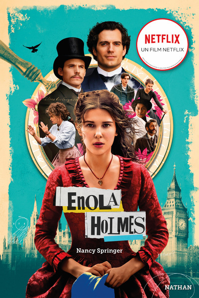 Les Enquêtes d'Enola Holmes - tome 1 La double disparition -Edition film- - Nancy Springer, Raphaël Gauthey, Rose-Marie Vassallo-Villaneau - NATHAN