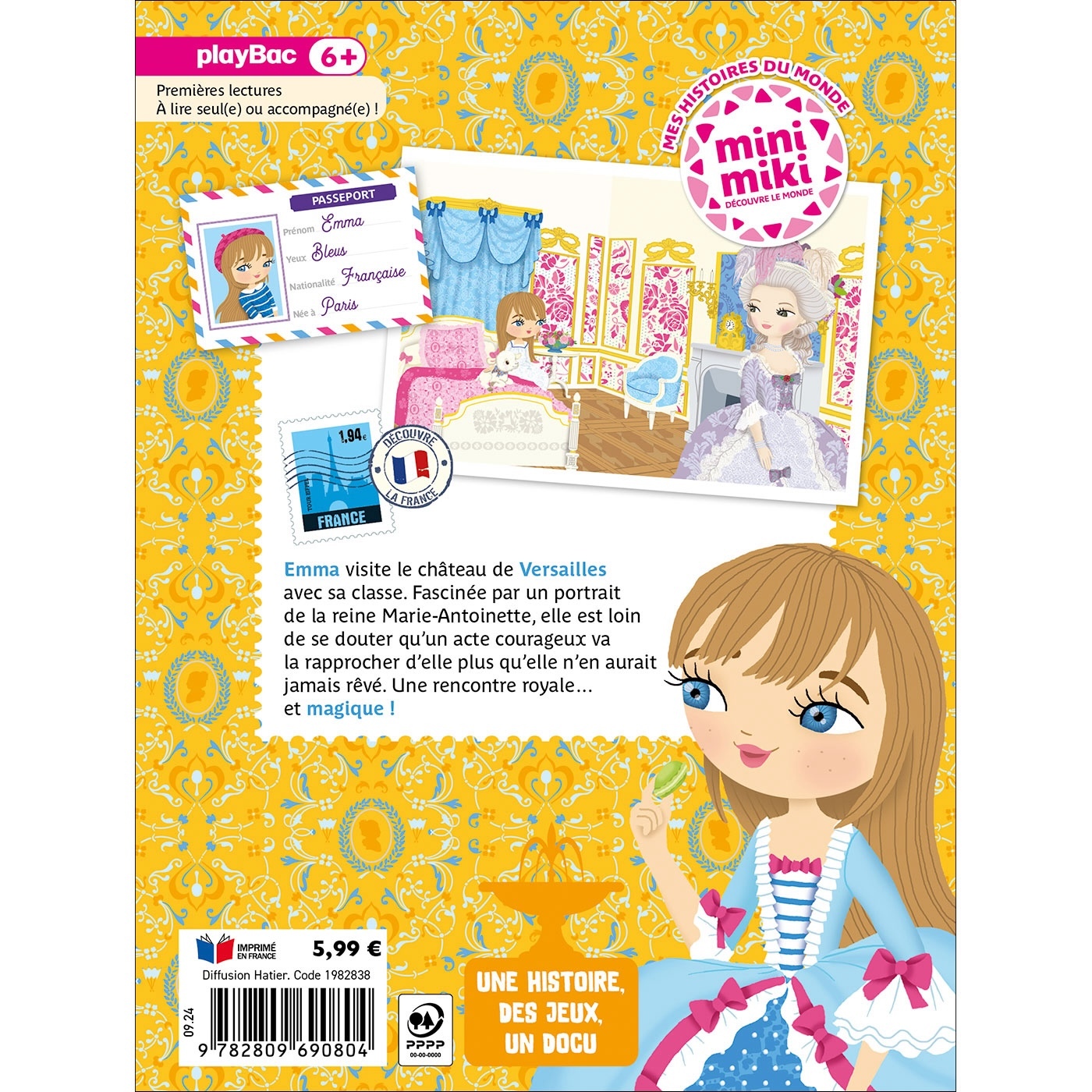 Minimiki - Emma au château de Versailles nouvelle édition -  Nadja, Julie CAMEL - PLAY BAC