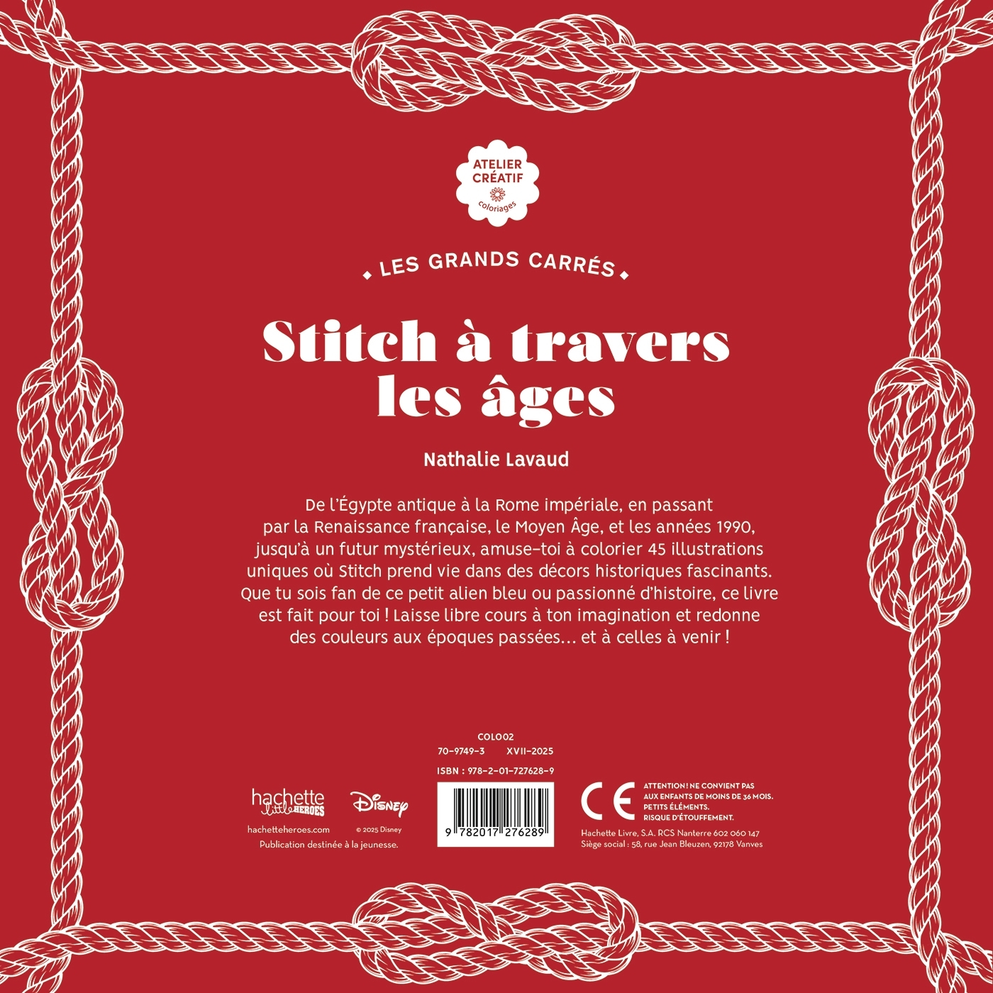 Stitch à travers les âges - Nathalie Lavaud - HACHETTE HEROES