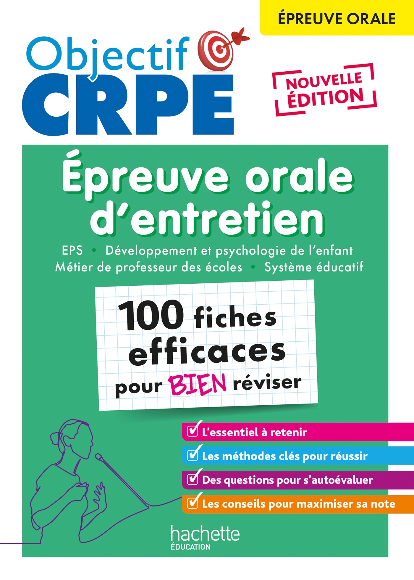 Objectif CRPE 2026 - Épreuve orale d'entretien - 100 fiches pour bien réviser - épreuve orale - Patrick Ghrenassia, Serge Herreman, Maëla Tocquer-Salaün, Pascaline Tissot, Lionel Roche - HACHETTE EDUC