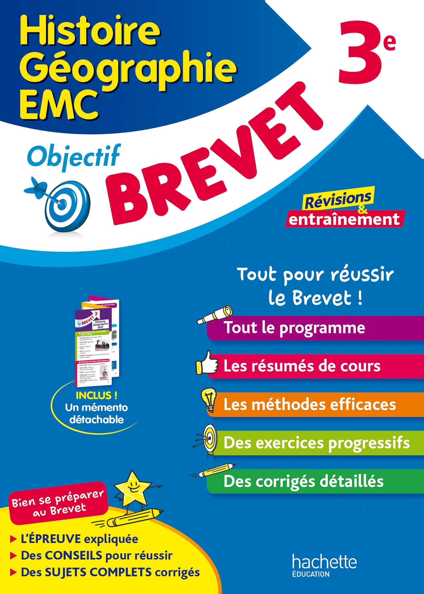 Objectif Brevet - Histoire-Géographie-EMC 3e - Laurent Bonnet - HACHETTE EDUC