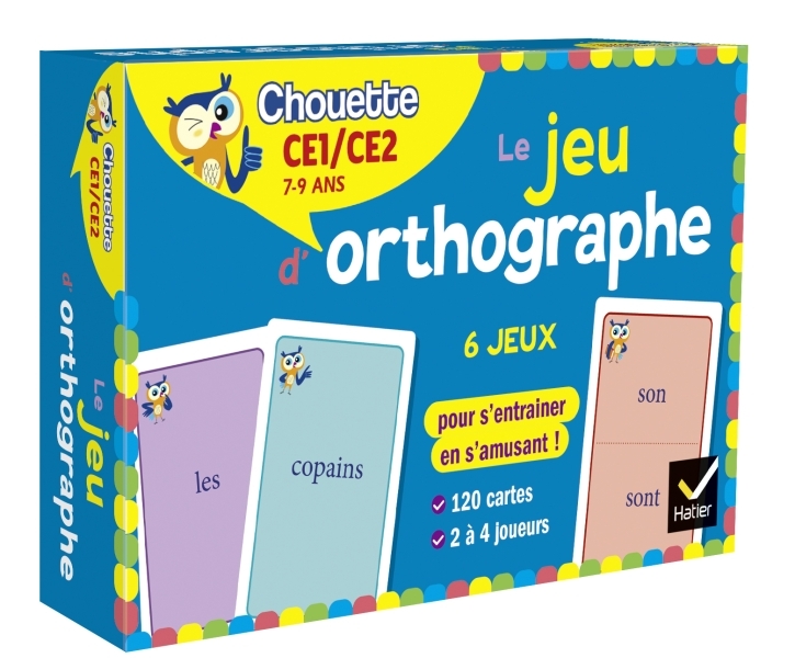 Chouette - Le jeu d'orthographe CE1-CE2 - Nicole Amram, Stéphanie Grison - HATIER