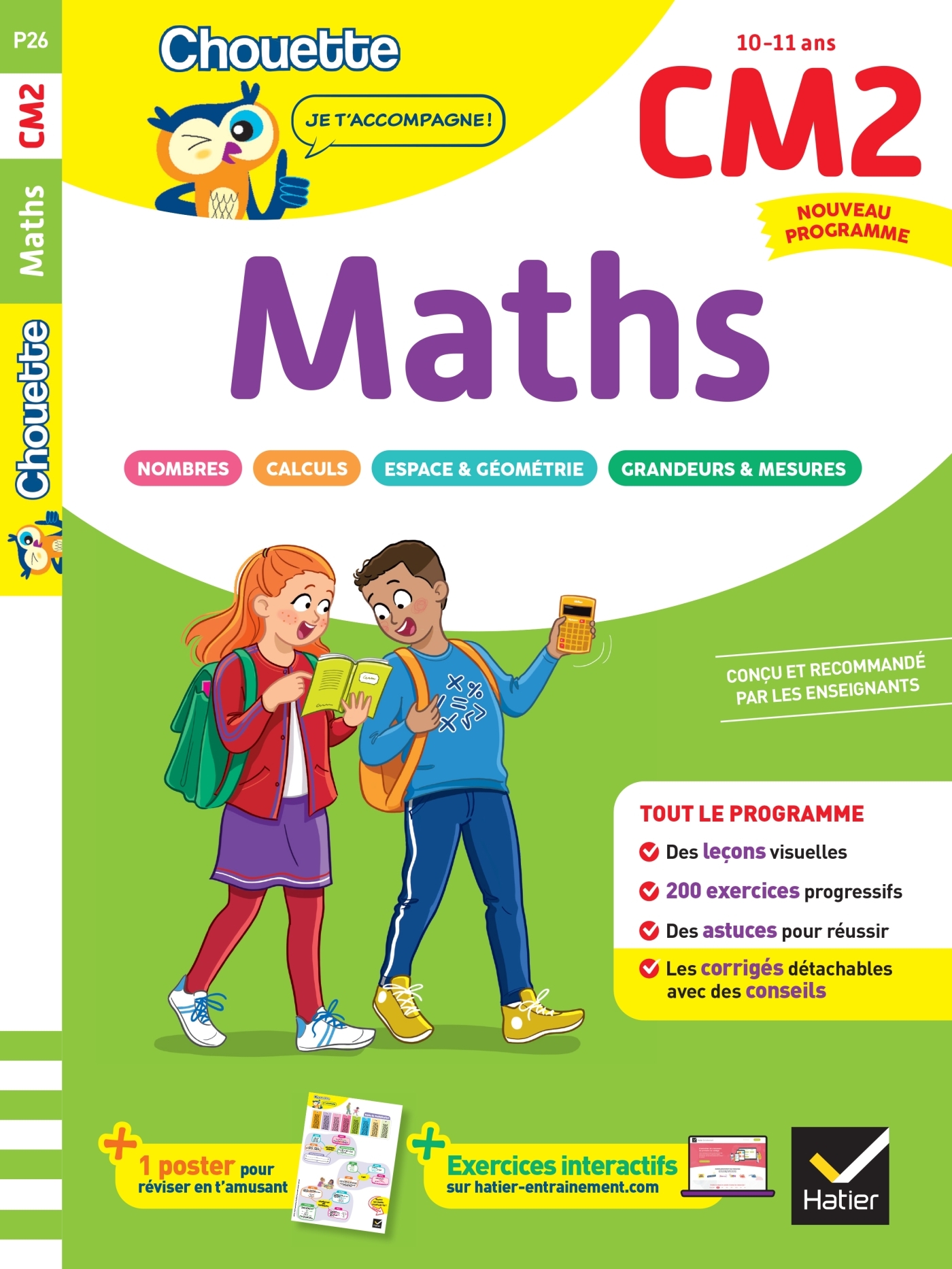 Maths CM2 - Cahier de soutien nouveau programme - Albert Cohen - HATIER