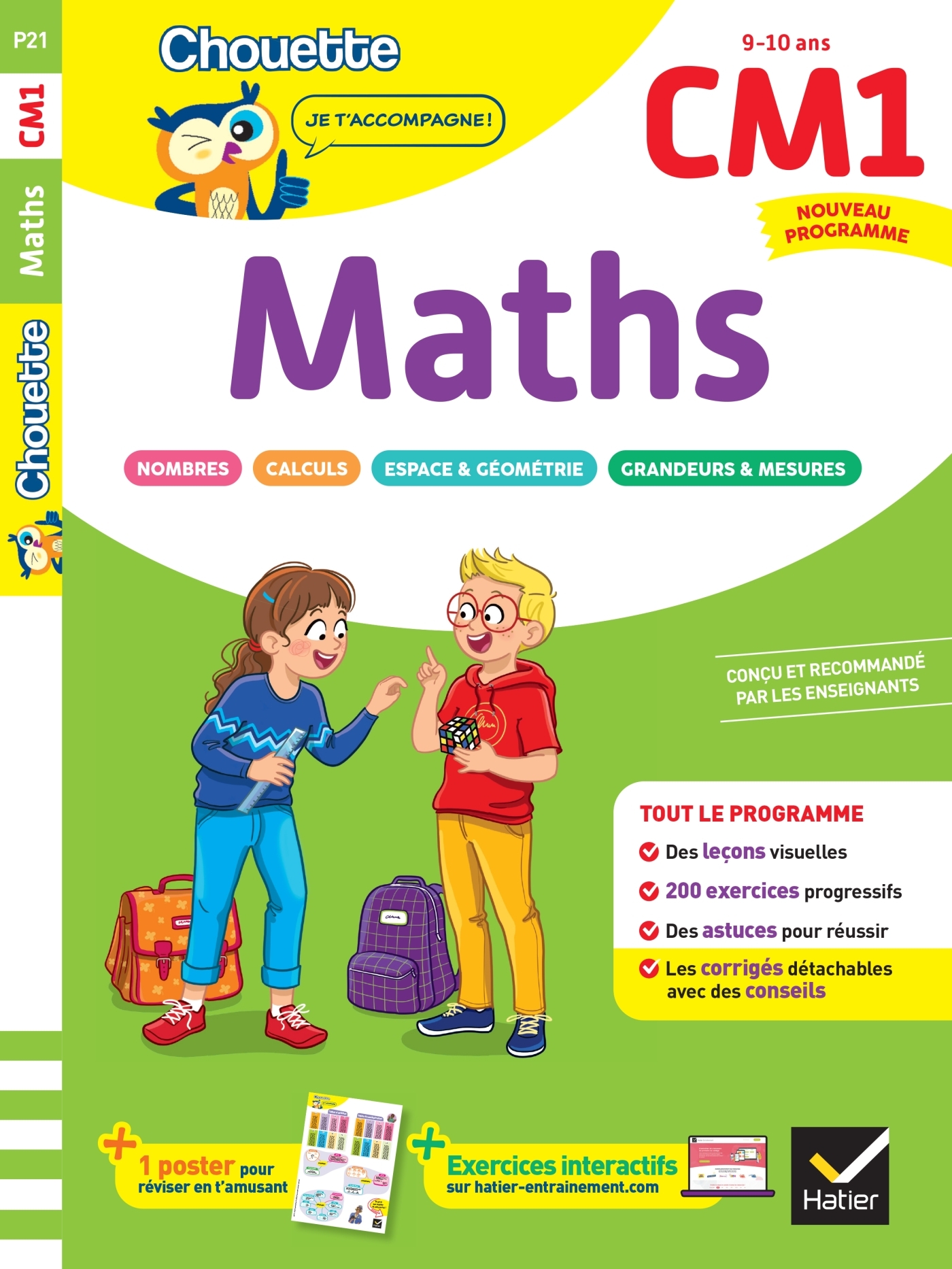 Maths CM1 - Cahier de soutien nouveau programme - Albert Cohen - HATIER