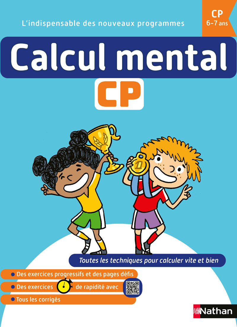 Calcul mental CP - 6-7 ans - Olivier Le Dantec, Christophe Bansart, Laurent Audoin - NATHAN