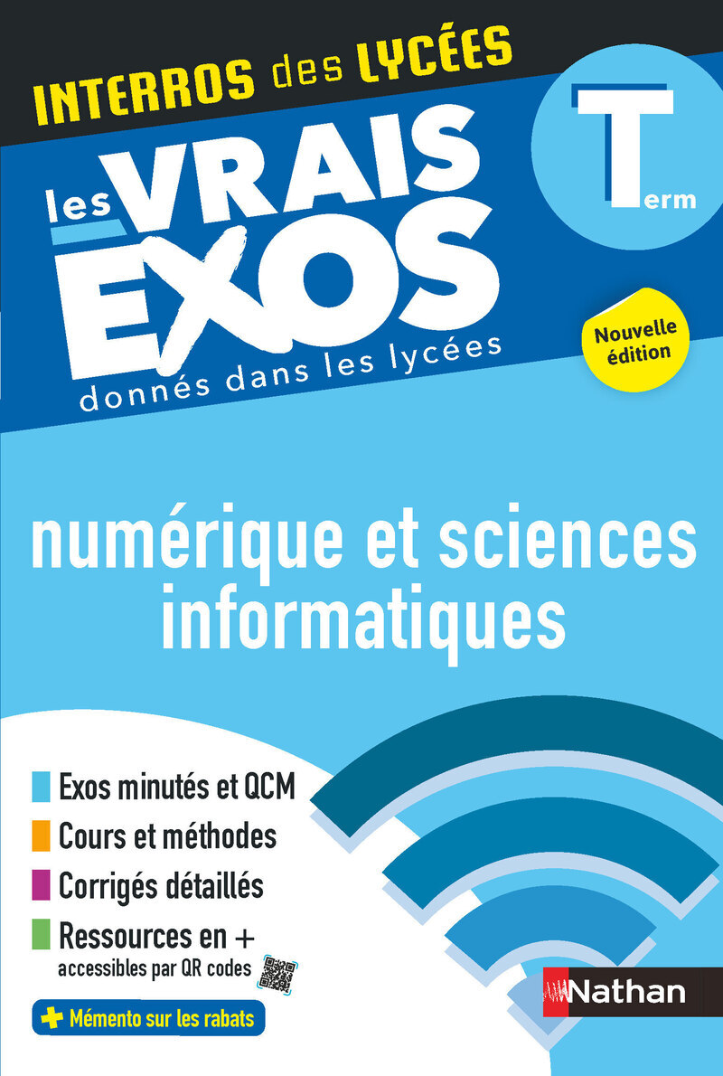 Interros des Lycées Numérique Sciences Informatiques - Terminale - Stéphane Pasquet - NATHAN