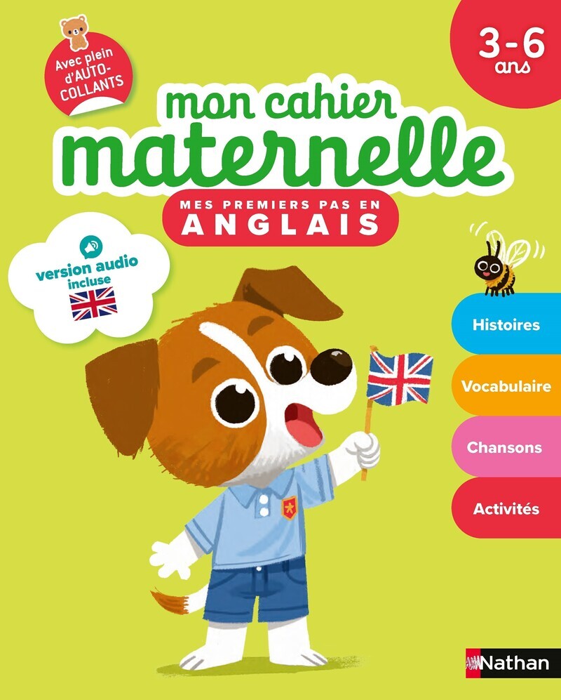 Mon cahier maternelle Mes premiers pas en anglais 3-6 ans - Christophe Loupy, Clémentine Derodit - NATHAN