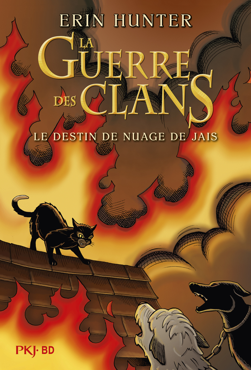 La guerre des Clans : Le destin de nuage de Jais, intégrale BD - Erin Hunter, Dan Jolley, James L. Barry, Aude Carlier - POCKET JEUNESSE