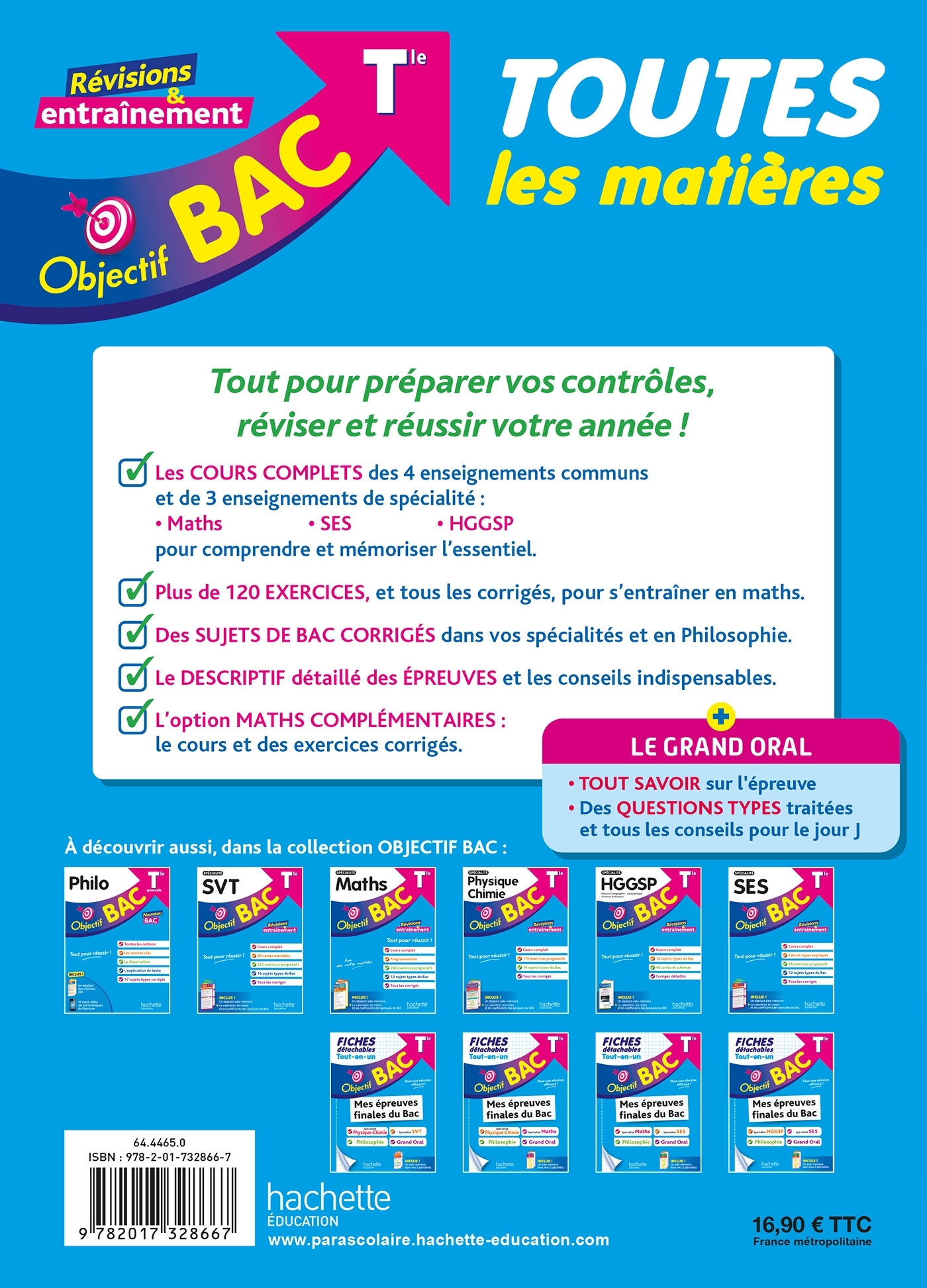 Objectif BAC 2026 - Toutes les matières Tle Spé Maths - SES - HGGSP + enseignements communs - A Blin, Sébastien Zardet, Louis-Marie Couteleau, Pascal Chamand, Vincent Adoumié, P. Rousseau, Yohann Durand, Arnaud Léonard, Caroline Garnier, Michaël Salaün, N