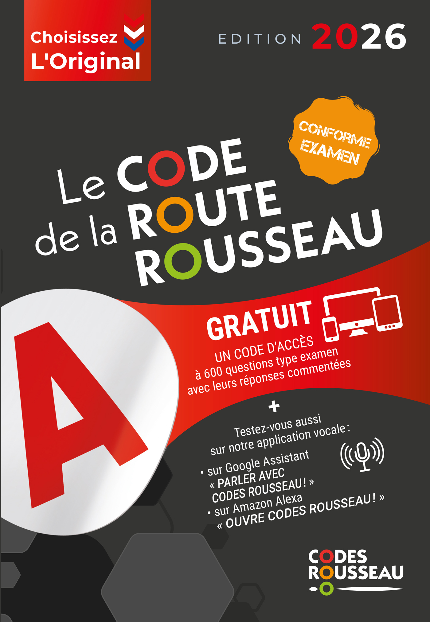 CODE DE LA ROUTE ROUSSEAU B 2026 -  - CODES ROUSSEAU