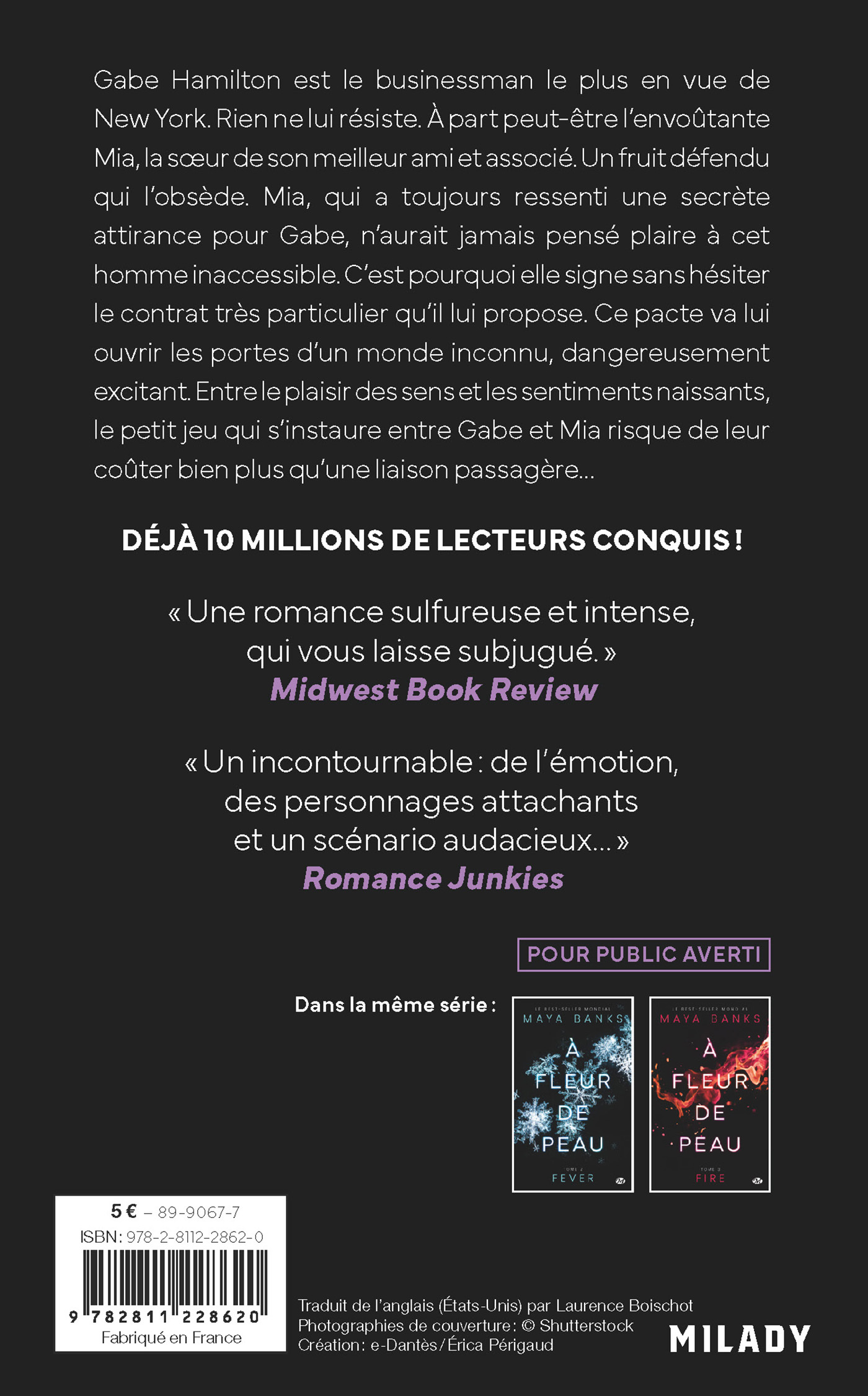 À Fleur de peau, T1 : Rush - Maya Banks, Laurence Boischot - MILADY