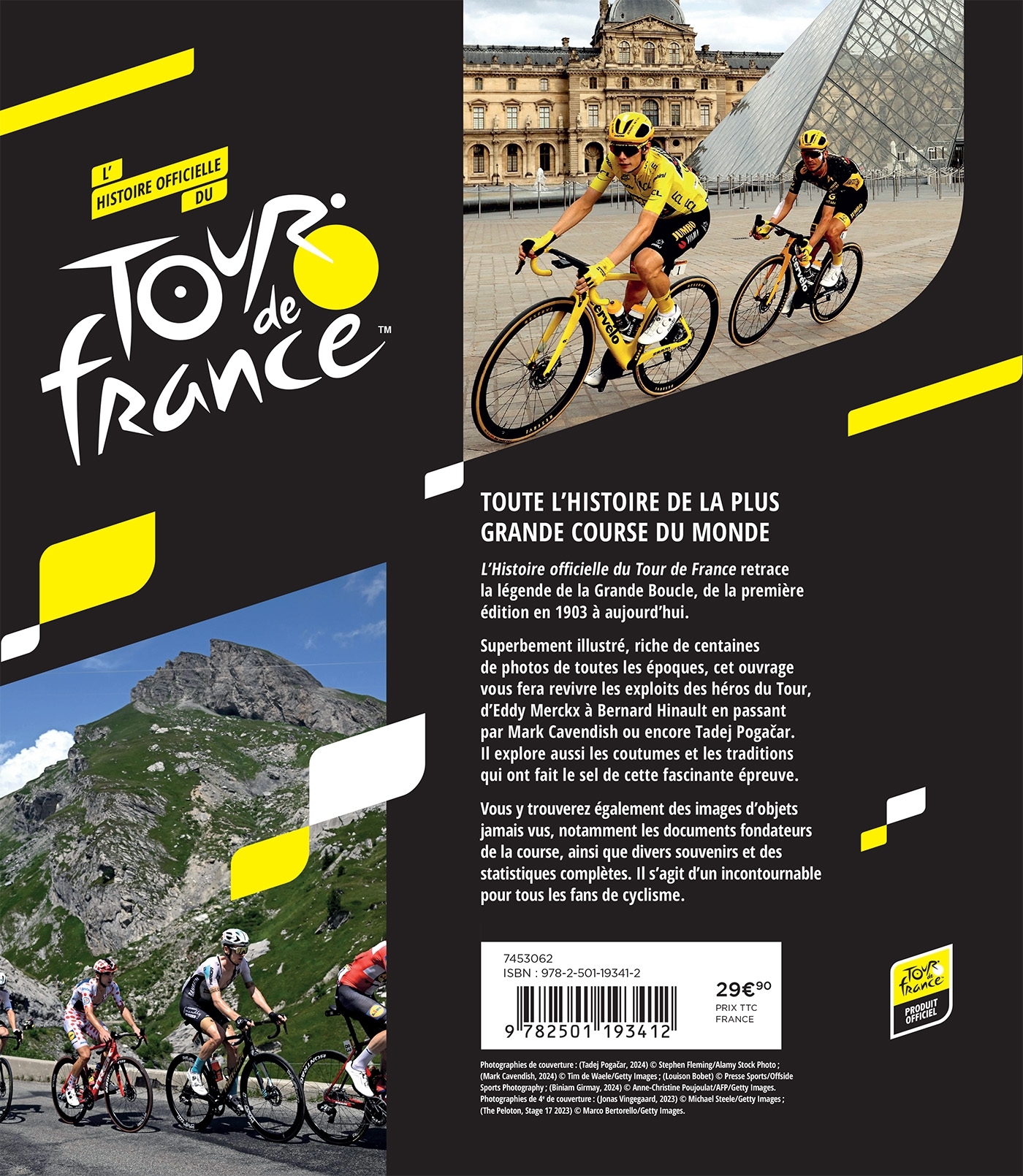 L'histoire officielle du Tour de France - Luke Edwardes-Evans, Serge Laget, Andy McGrath - MARABOUT