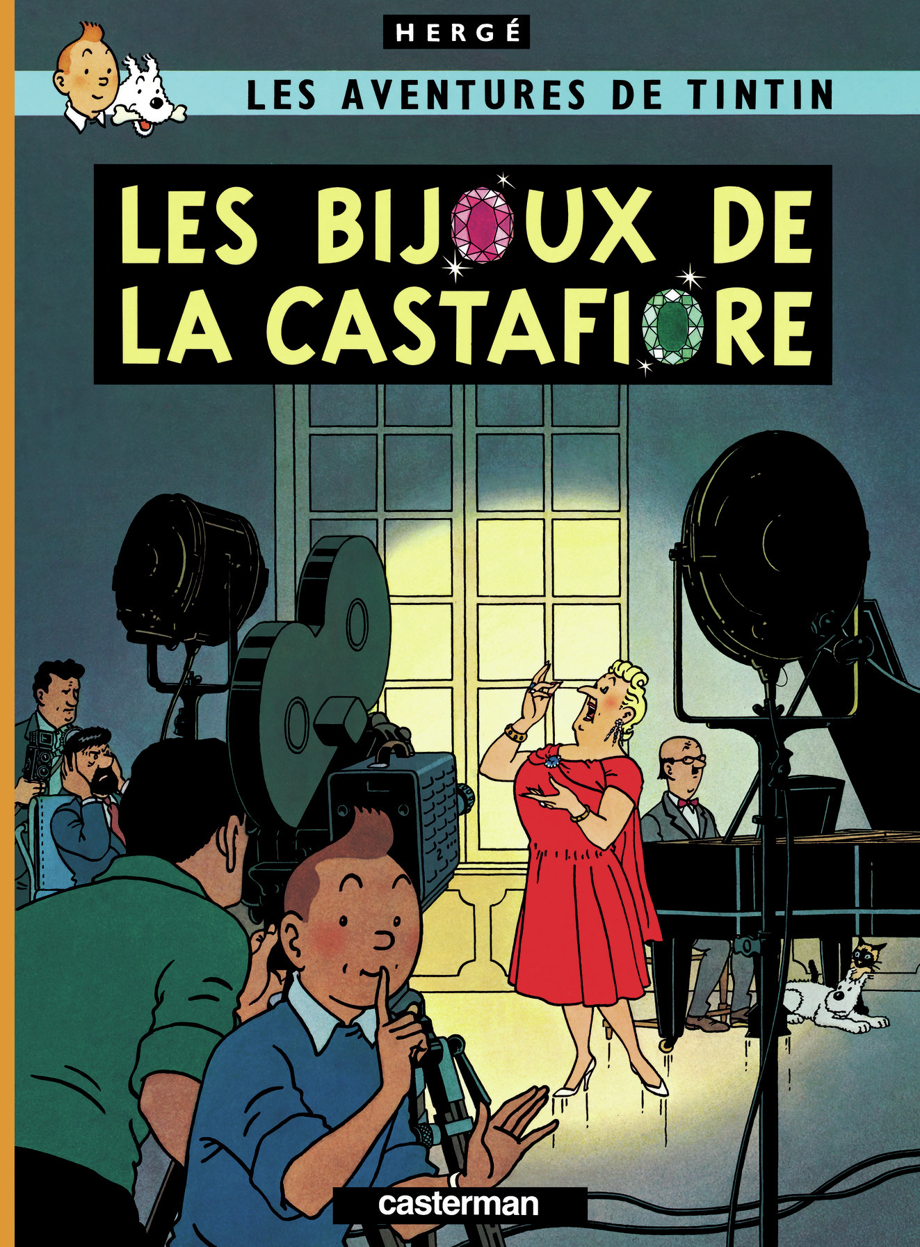 LES BIJOUX DE LA CASTAFIORE TINTIN 21 -  Hergé - CASTERMAN