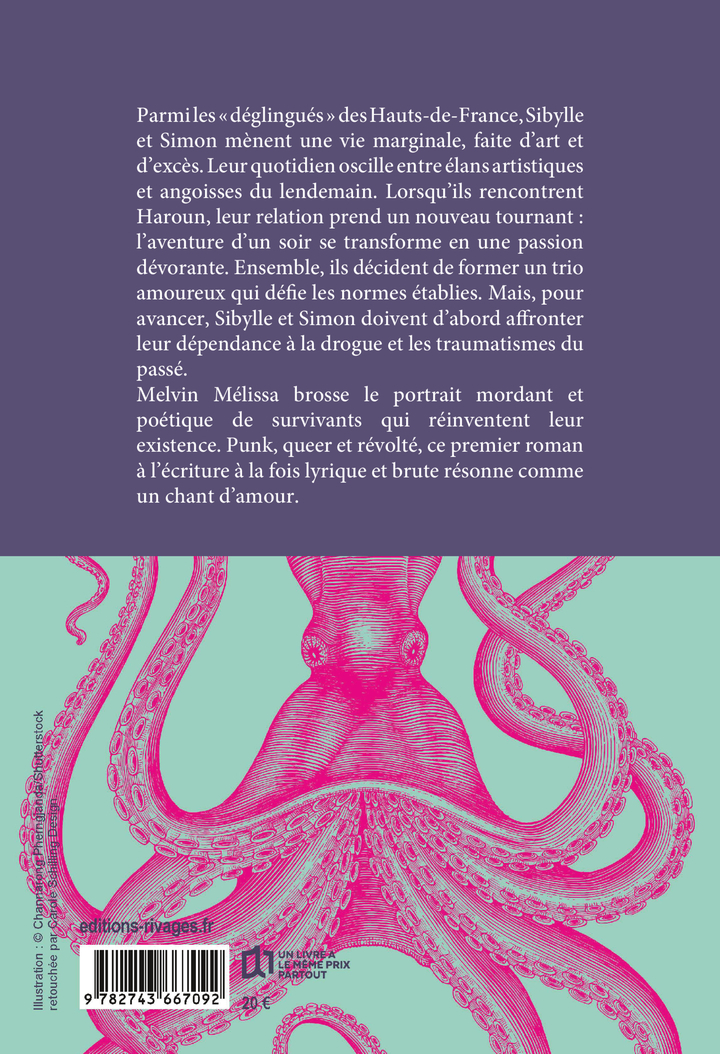 Une pieuvre au plafond - Mélissa Delclitte, Melvin Mélissa - RIVAGES