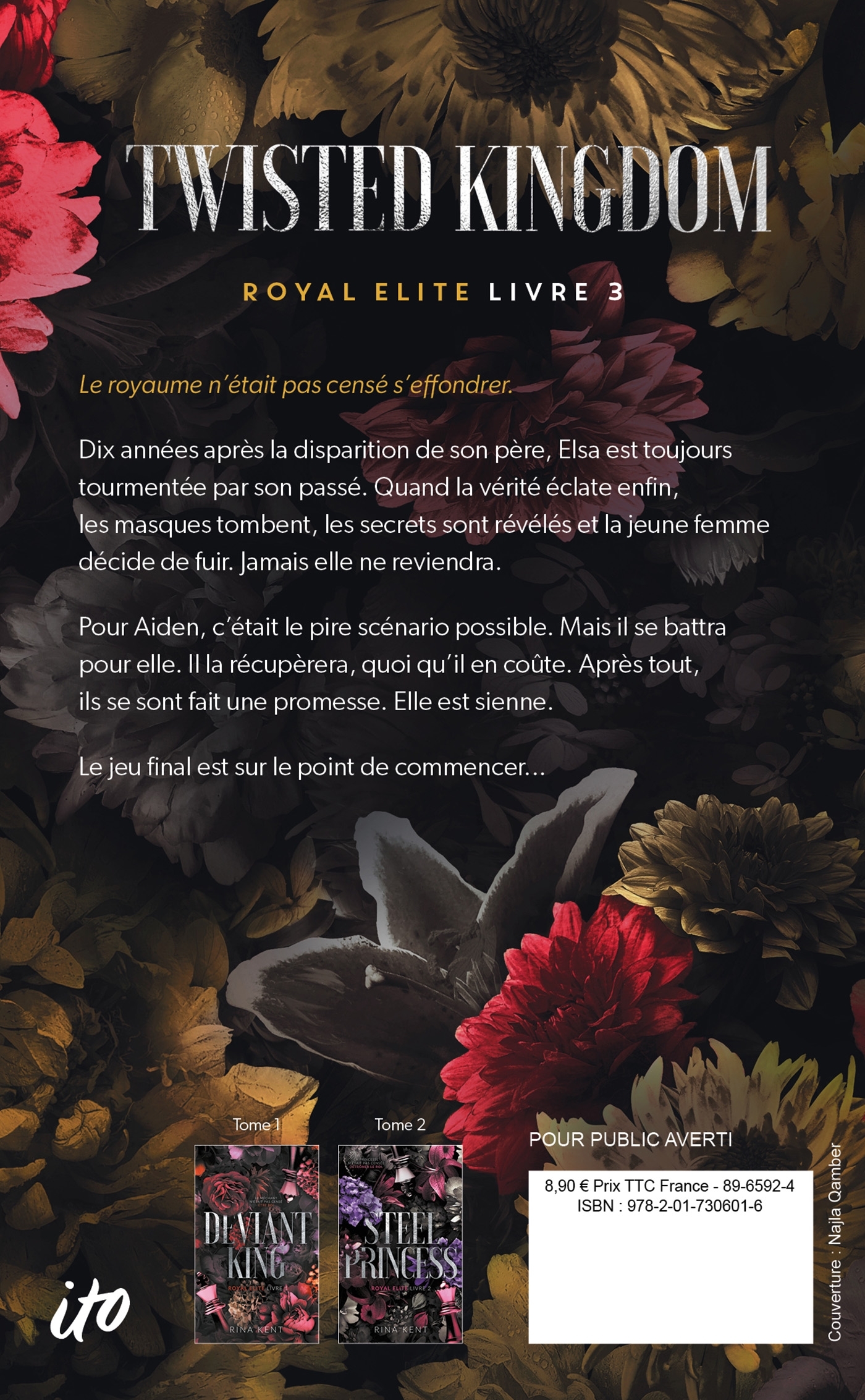 Twisted Kingdom, Royal Elite Tome 3 - Rina Kent - HACHETTE HLAB