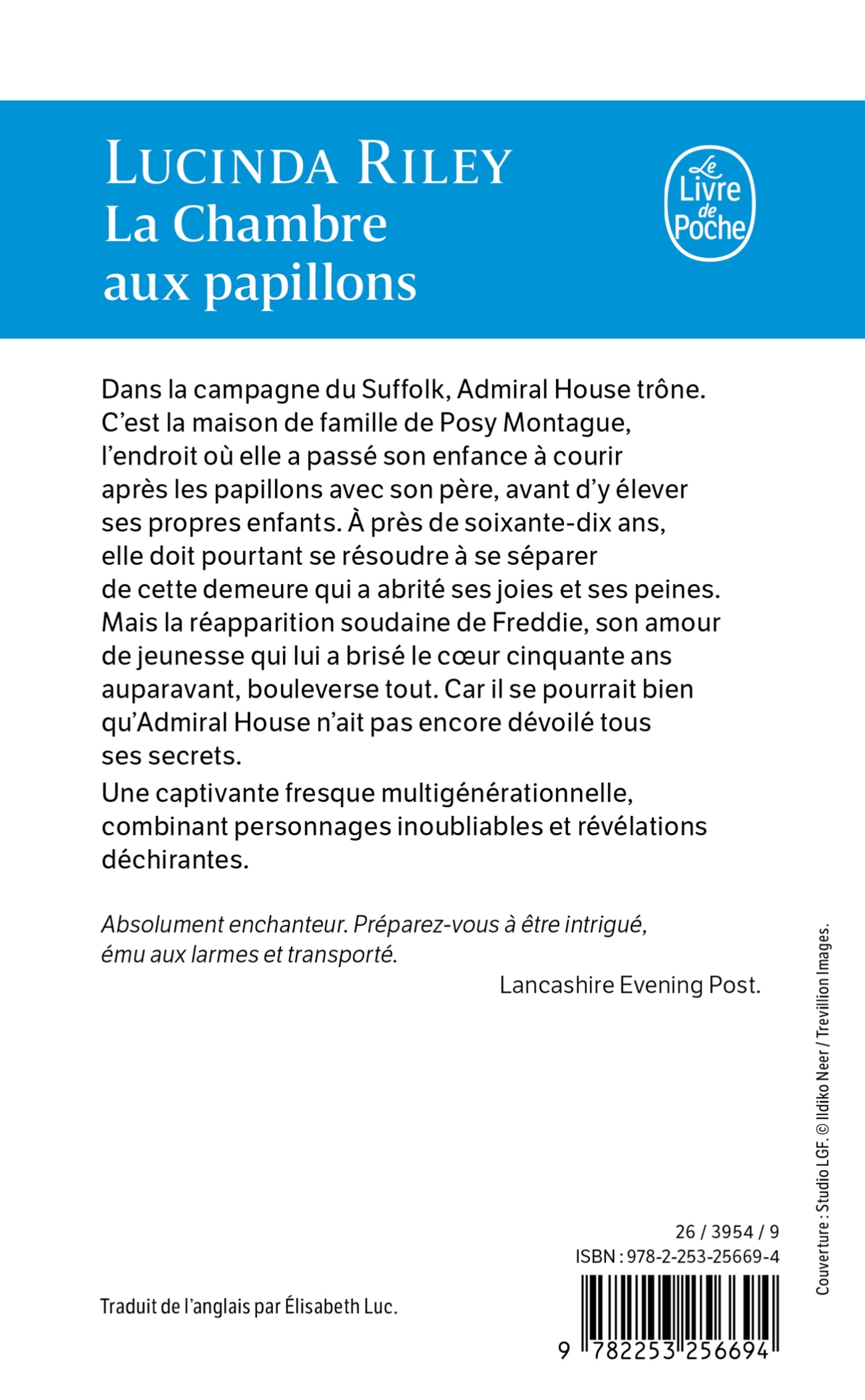 La Chambre aux papillons - Lucinda Riley - LGF