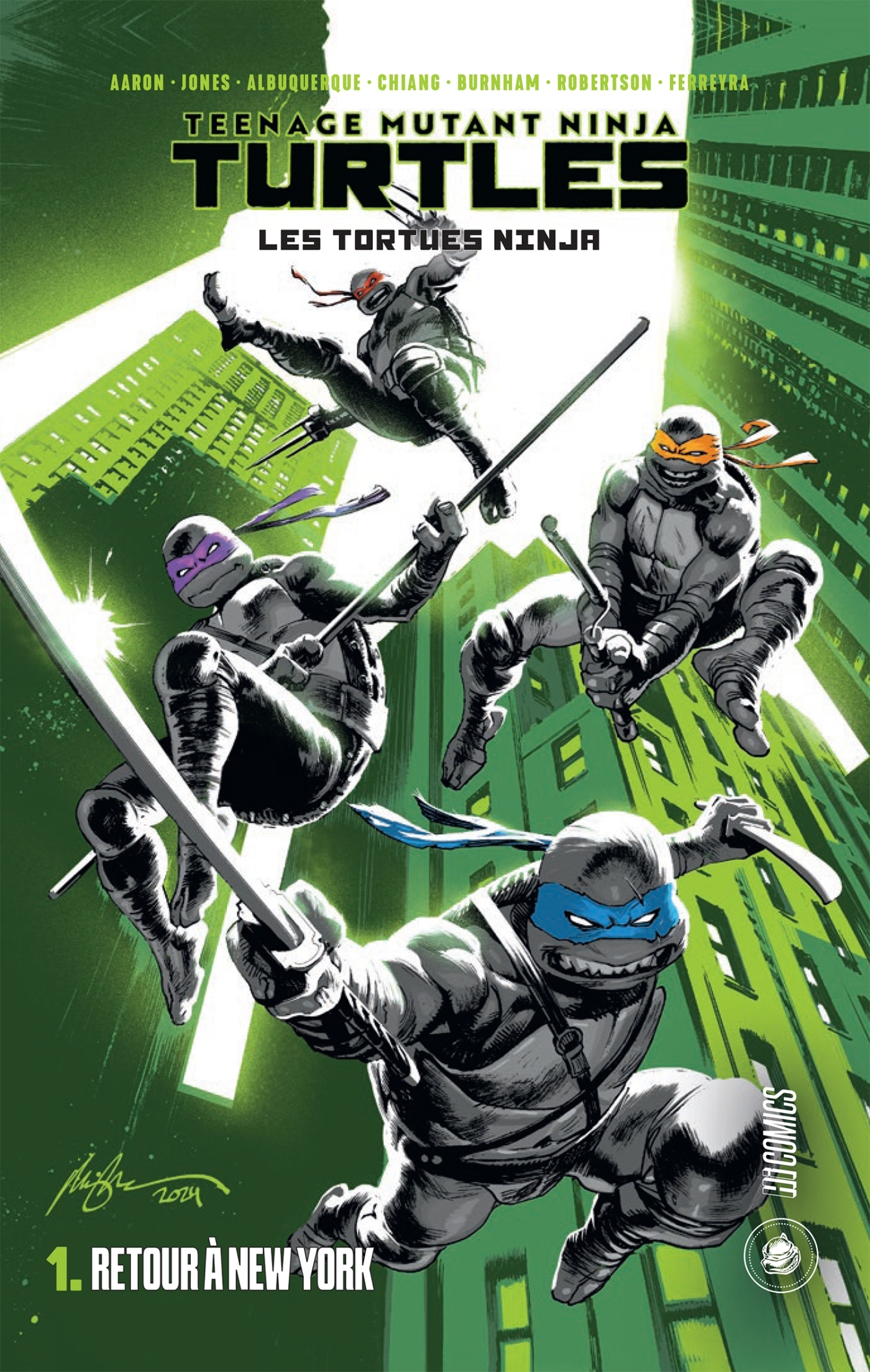 Les Tortues Ninja - TMNT, T1 : Retour à New York - Jason Aaron - HICOMICS