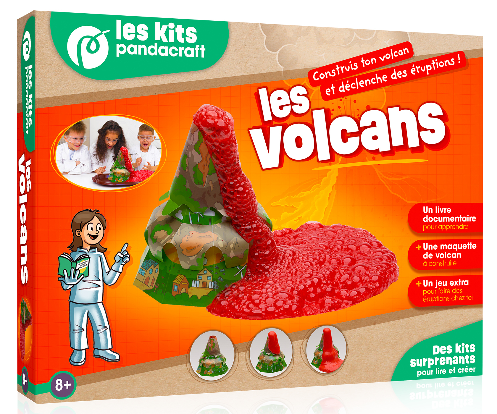 Les volcans - Kit Pandacraft dès 8 ans -  - PANDACRAFT