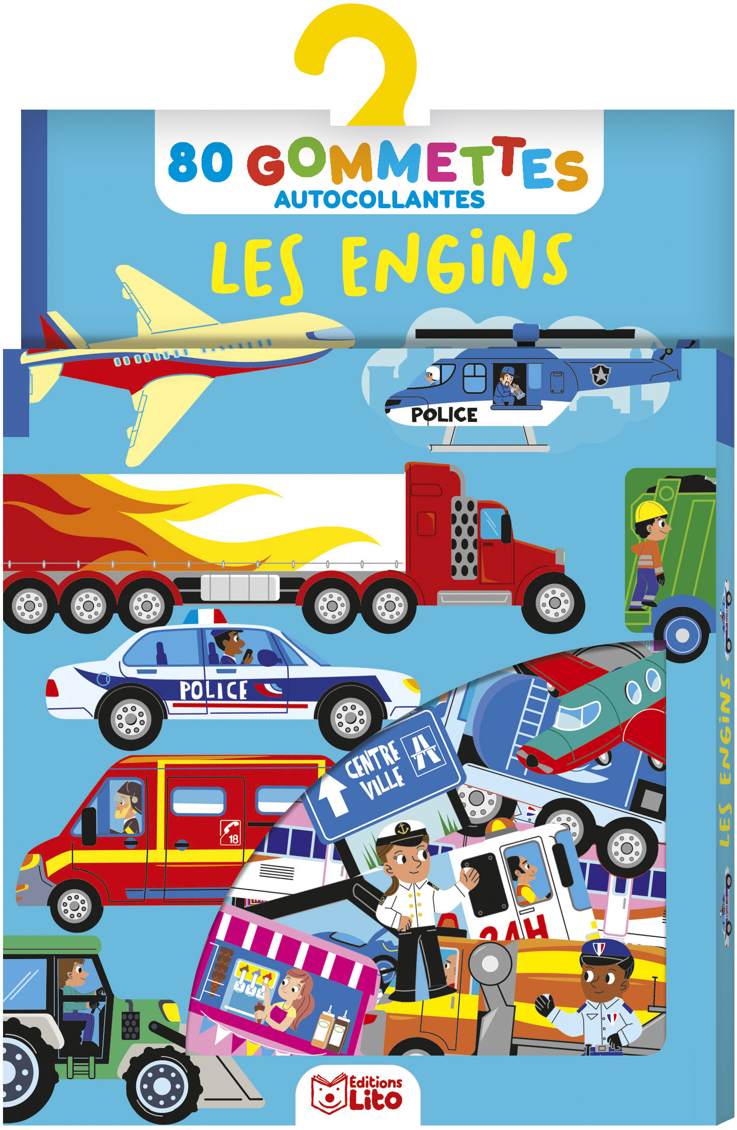 LES GOMMETTES LES ENGINS -  - LITO