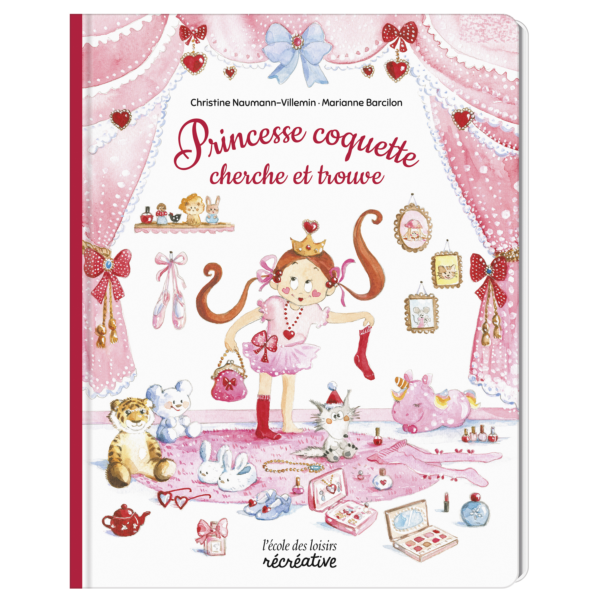 Princesse coquette cherche et trouve -  Barcilon Marianne, Christine Naumann-Villemin, Marianne BARCILON - EDL