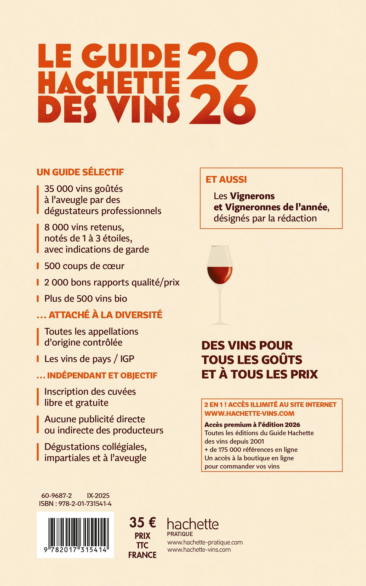 Guide Hachette des vins 2026 -  - HACHETTE PRAT