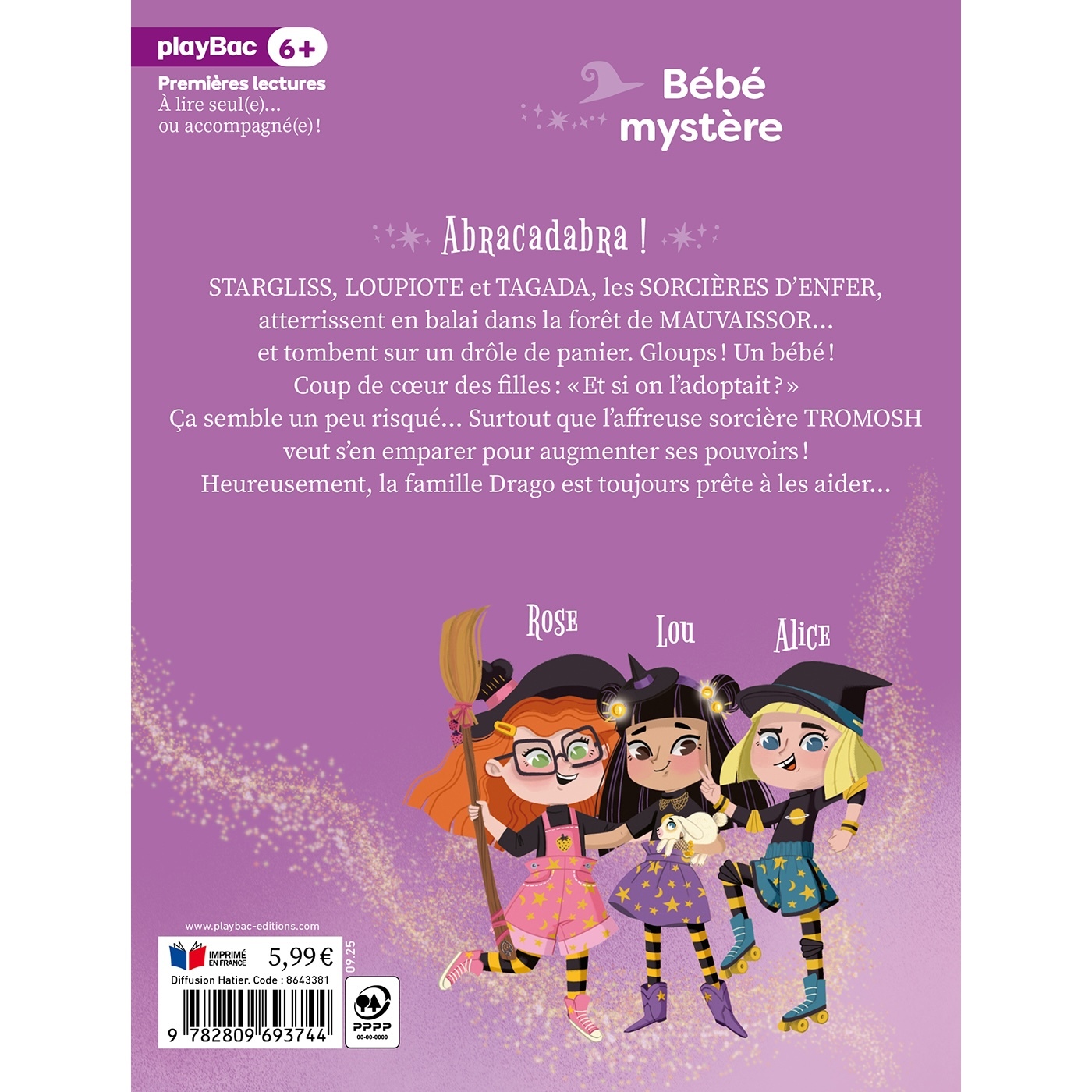 Une, deux, trois Sorcières d'enfer - Bébé mystère - Tome 6 - Fanny Joly-Berbesson - PLAY BAC