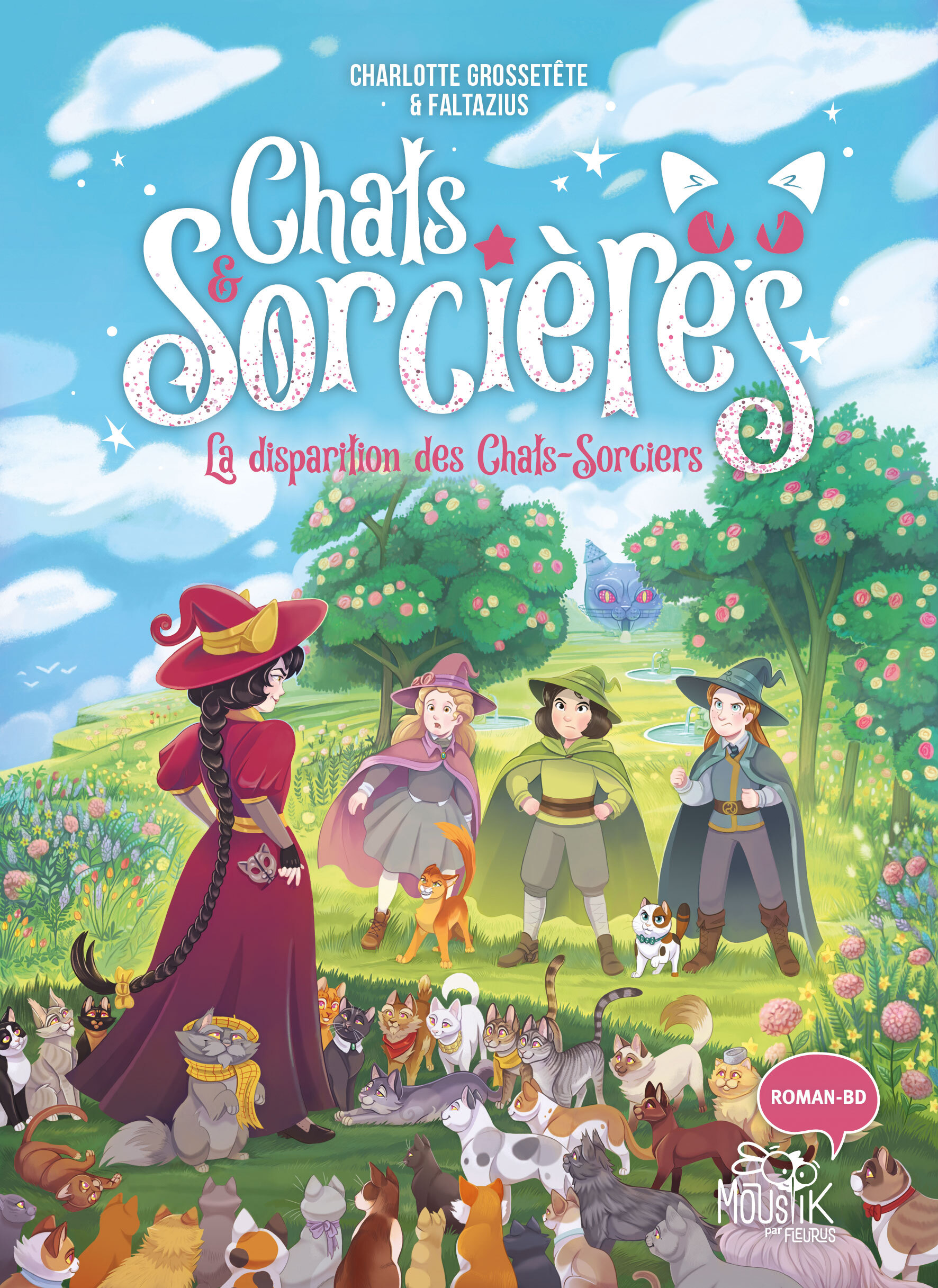 Chats & sorcières - La disparition des Chats-Sorciers - Charlotte GROSSETETE - FLEURUS