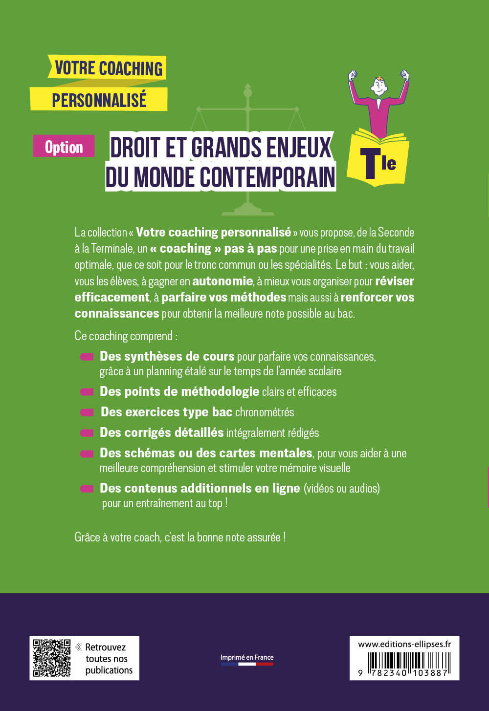 Terminale. Option Droit et grands enjeux du monde contemporain - Manon Kechouri - ELLIPSES