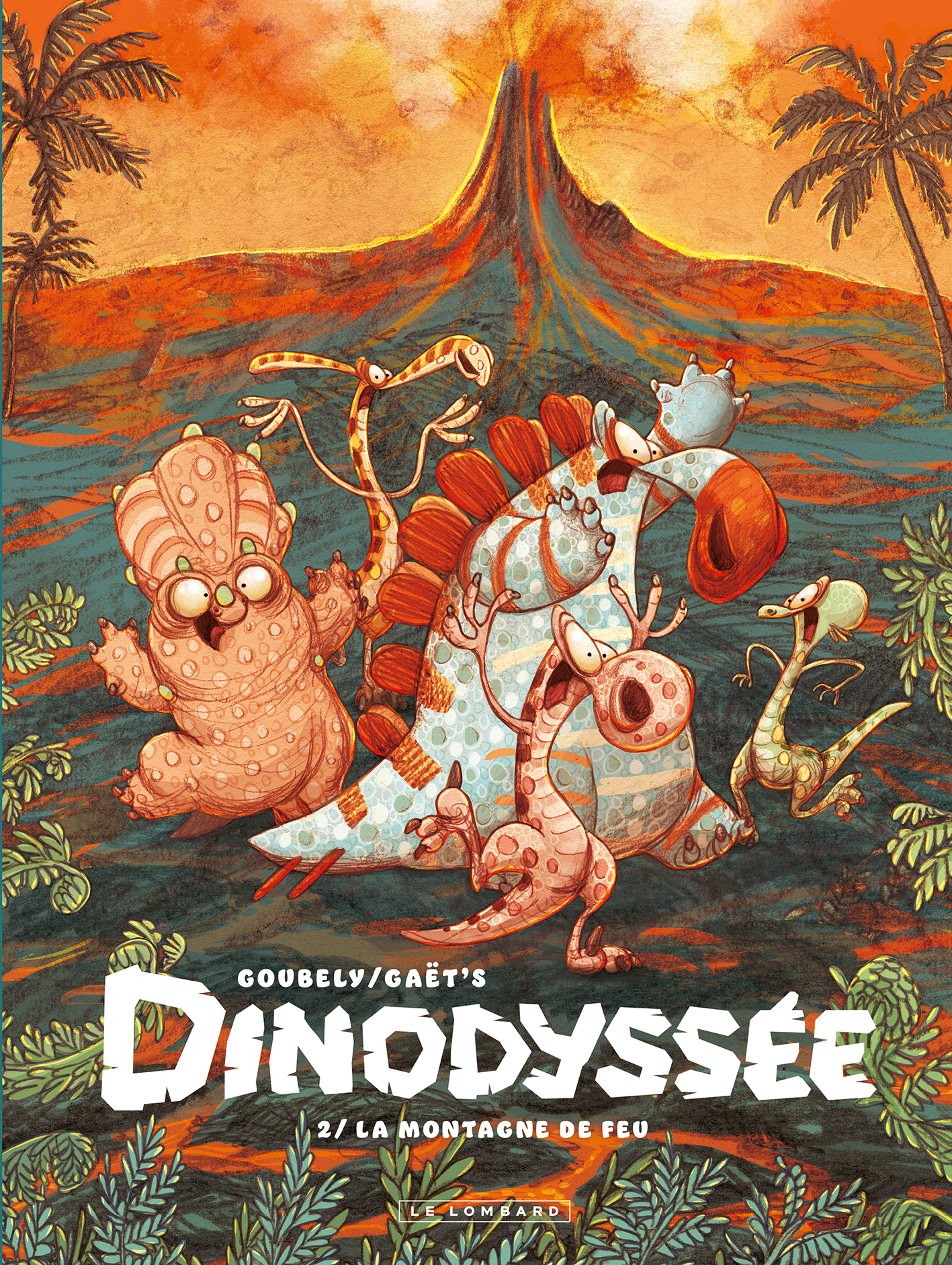 Dinodyssée - Tome 2 - La montagne de feu -  GAET'S - LOMBARD