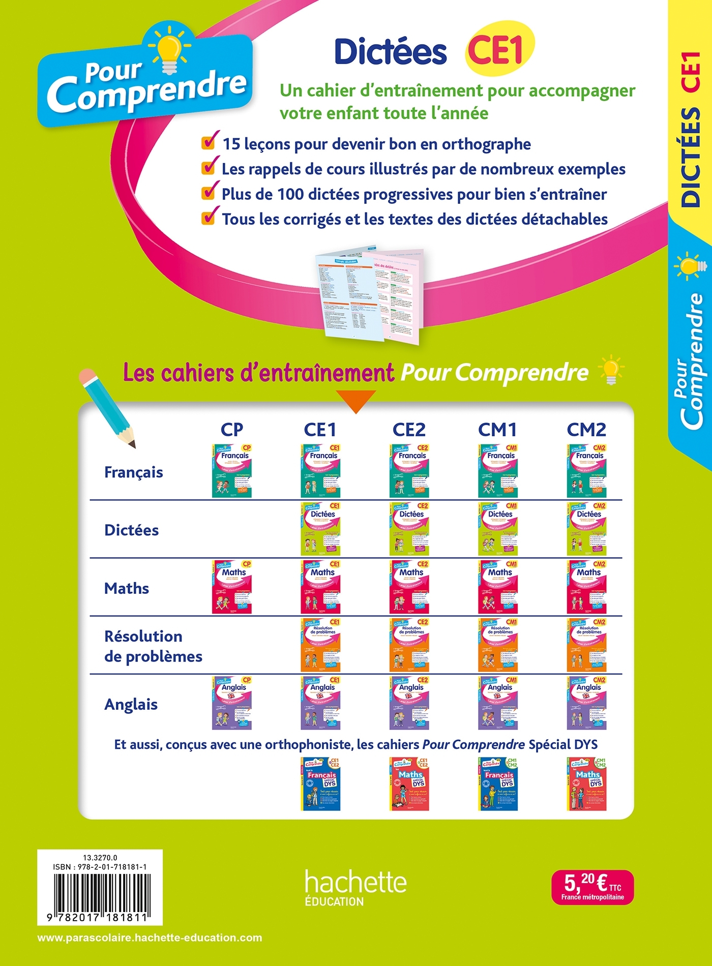 Pour Comprendre Dictées CE1 - Daniel Berlion, Jean Collet, Jean Verlucco - HACHETTE EDUC