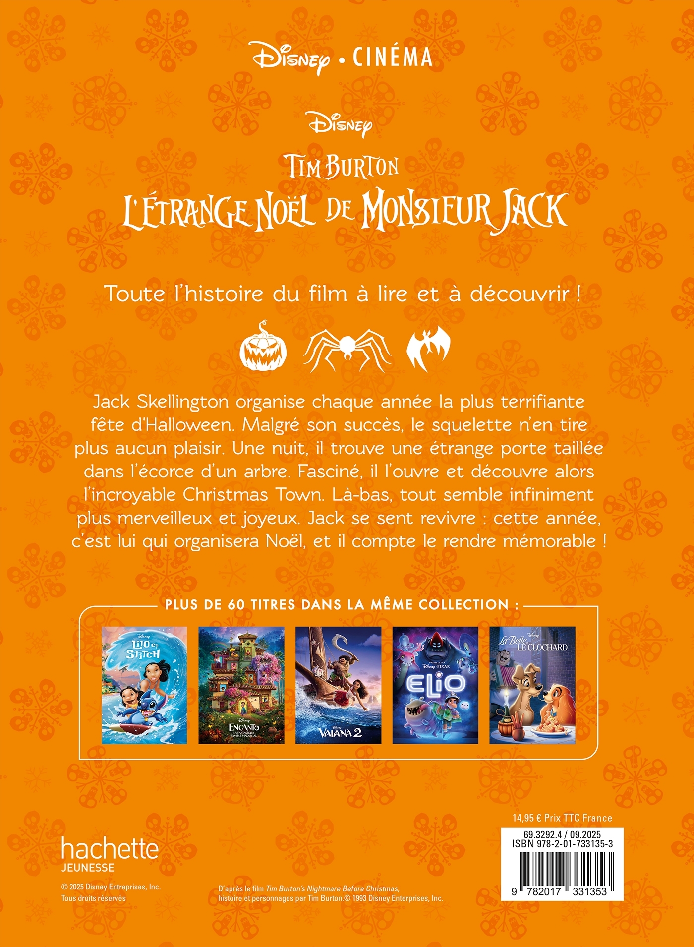 L'ÉTRANGE NOËL DE MONSIEUR JACK - Disney Cinéma - Disney -  - DISNEY HACHETTE