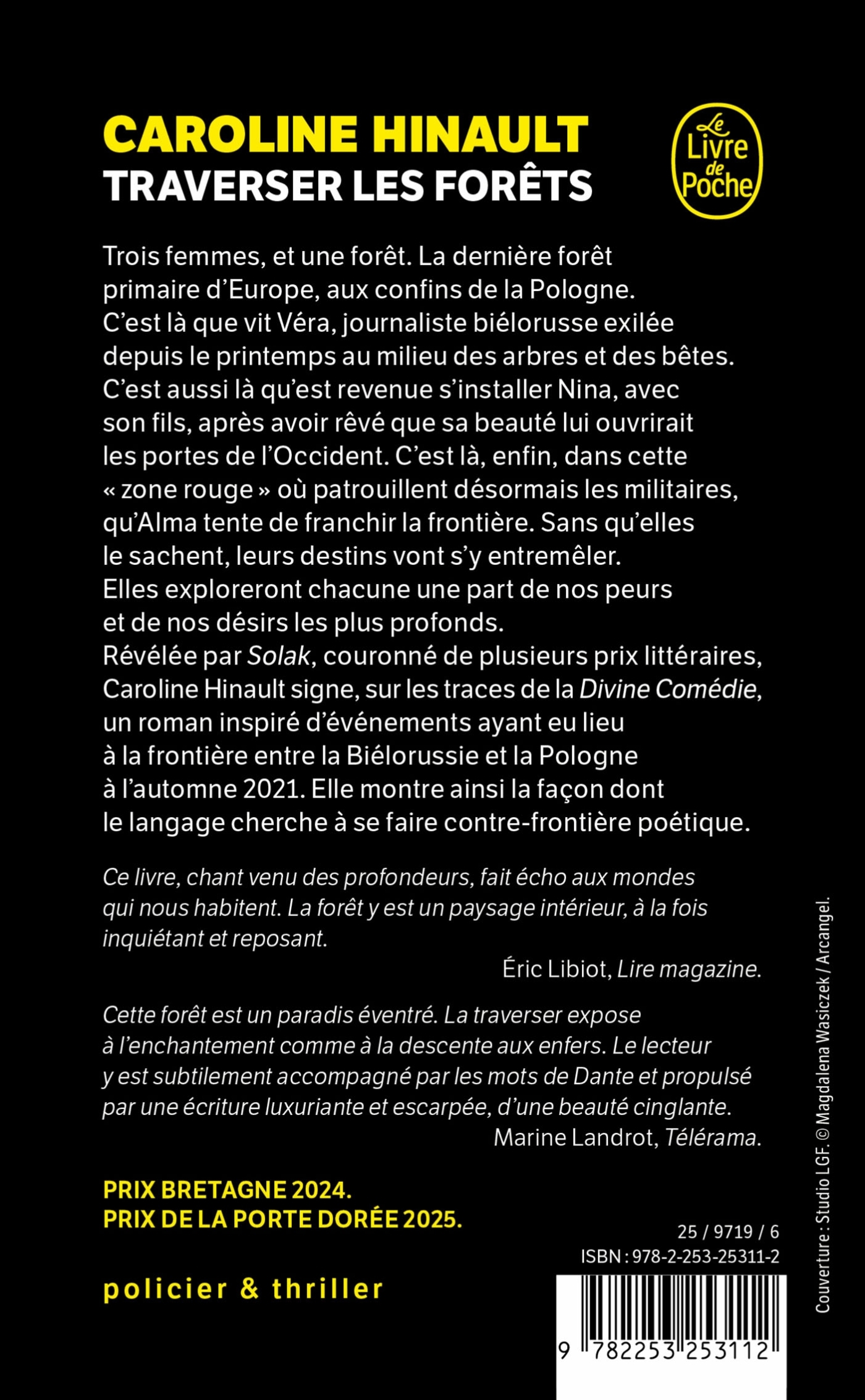 Traverser les forêts - Caroline Hinault - LGF