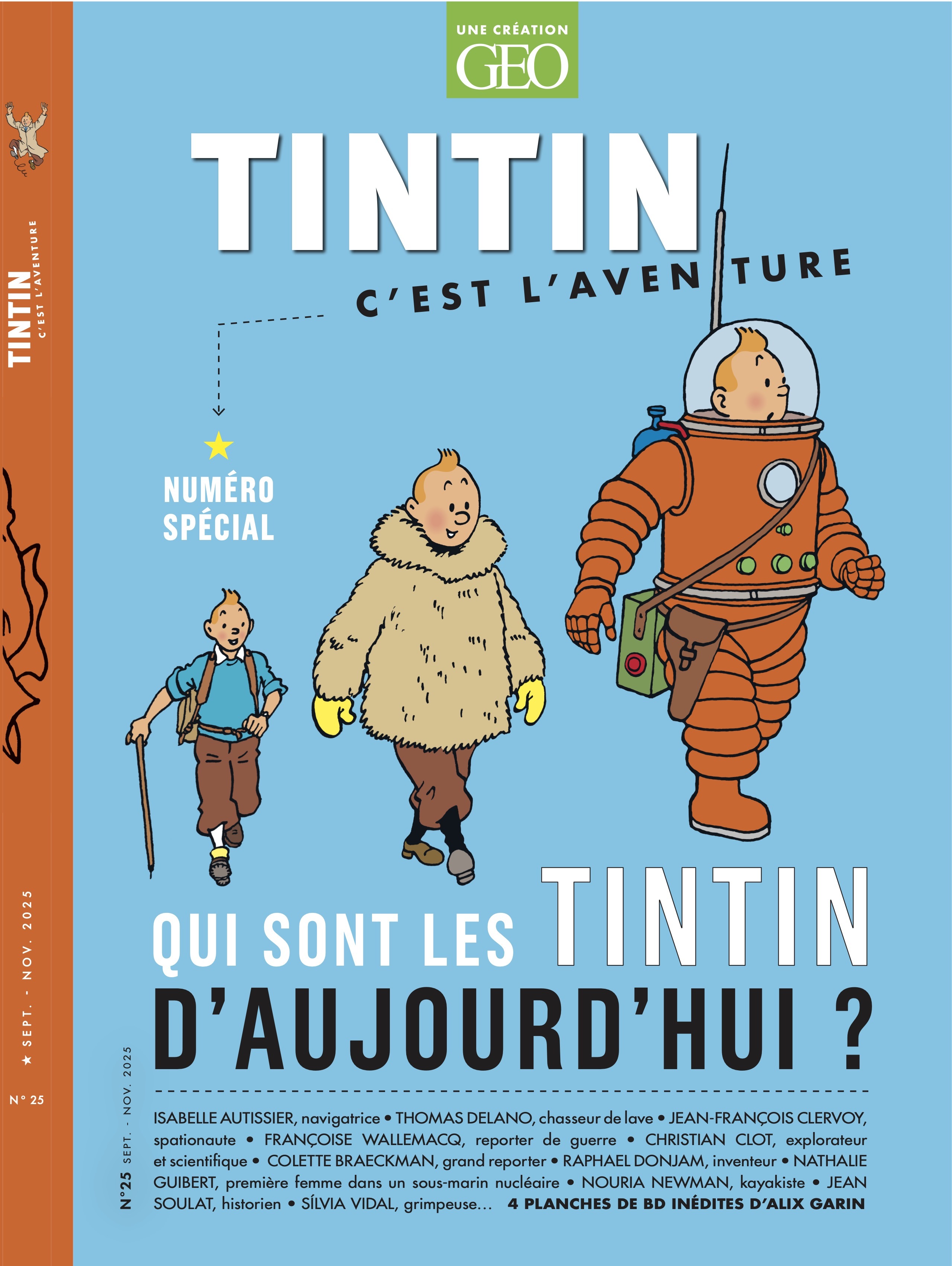 Tintin c'est l'aventure n°25 - Qui sont les Tintin d'aujourd'hui ? -  Collectif - GEO MOULINSART