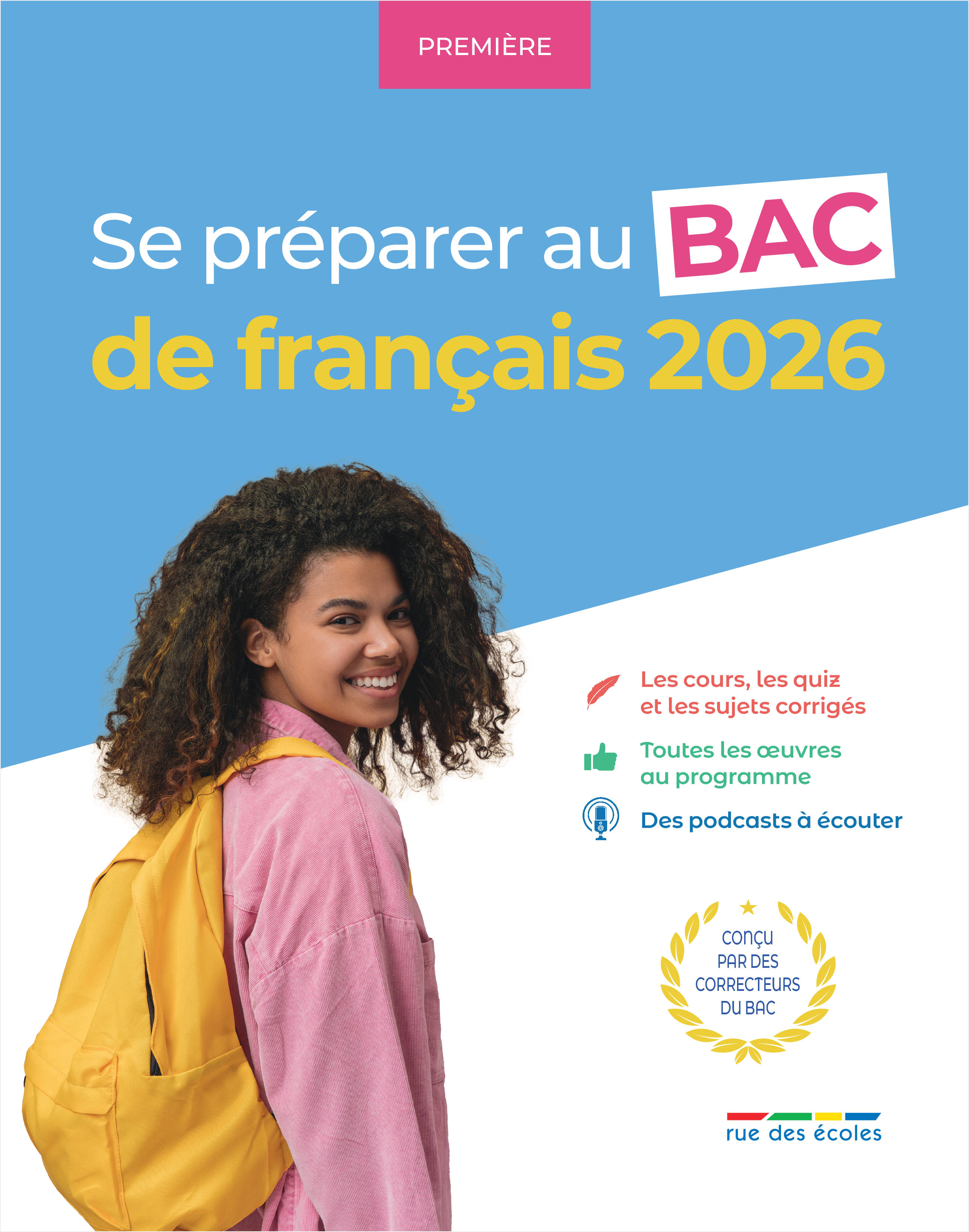 Se préparer au bac de français - Première - 2026 -  Collectif - RUE DES ECOLES