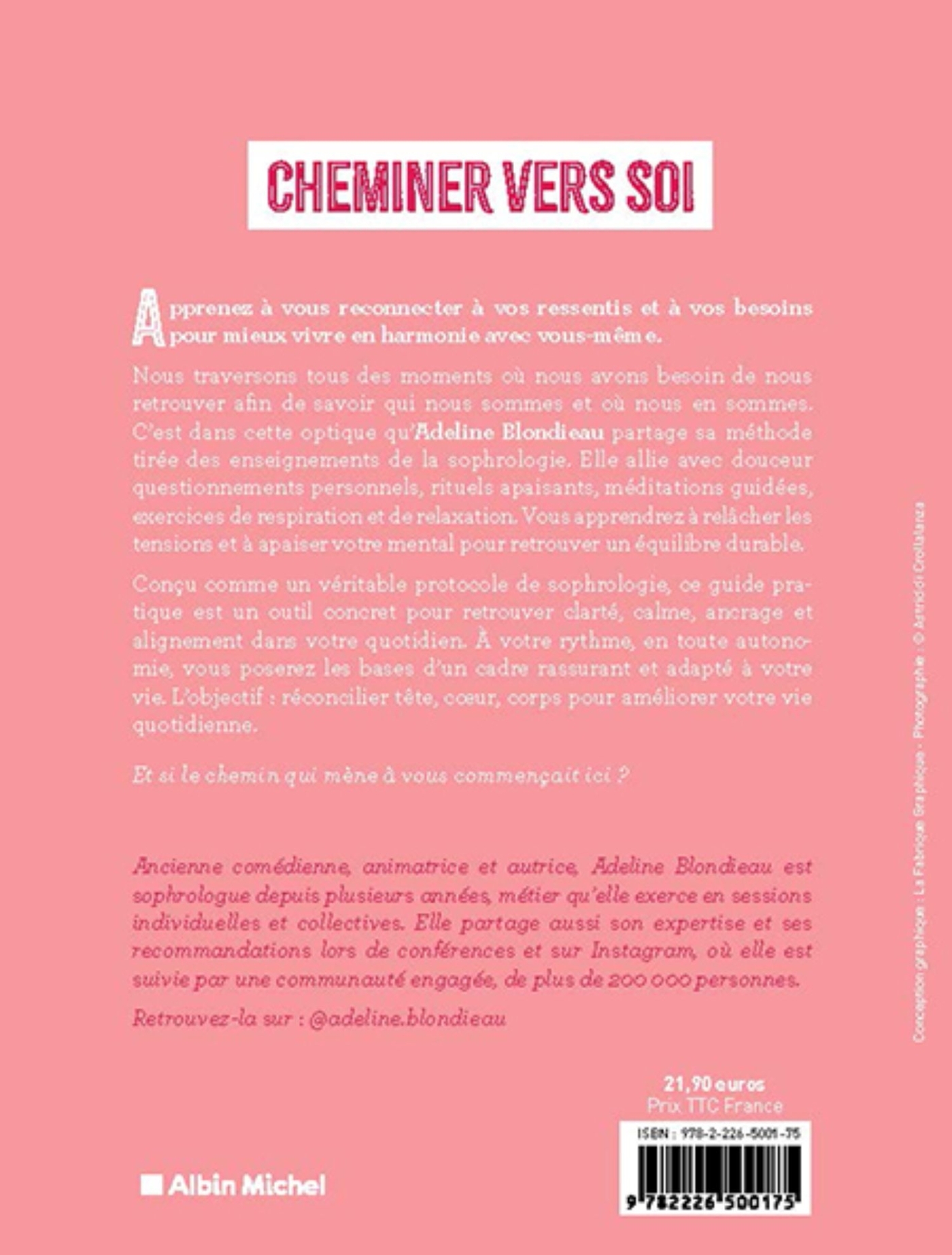 Cheminer vers soi - Adeline Blondieau - ALBIN MICHEL