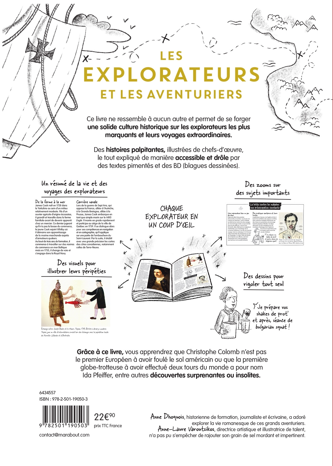 Les explorateurs et les aventuriers - Anne Dhoquois - MARABOUT