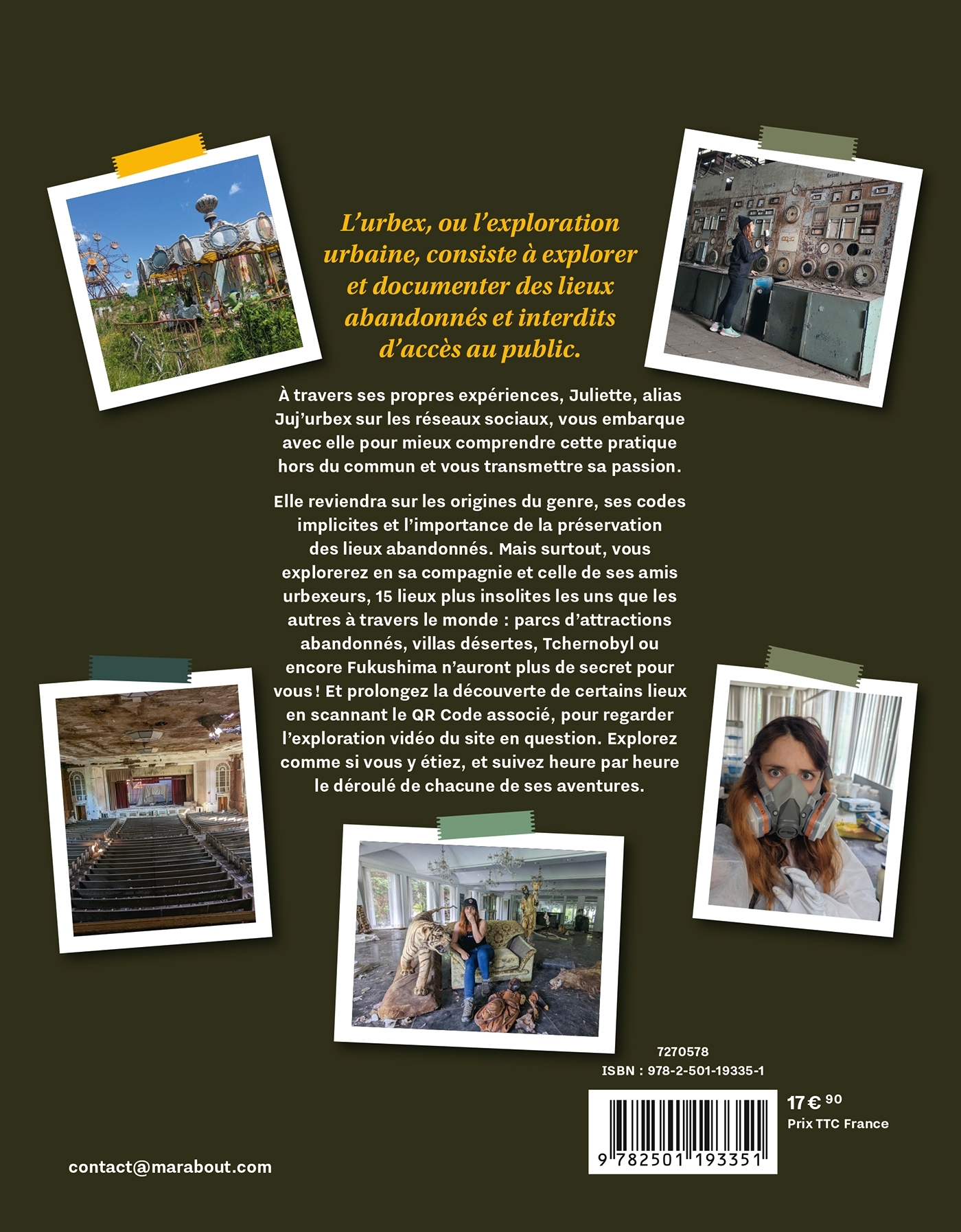 Le guide de l'urbex -  Juj' Urbex,  Juj'Urbex,  JujUrbex - MARABOUT