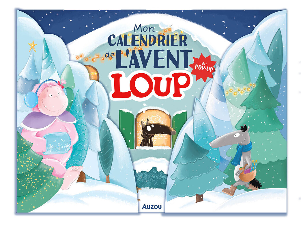Mon calendrier de l'avent loup -  - AUZOU