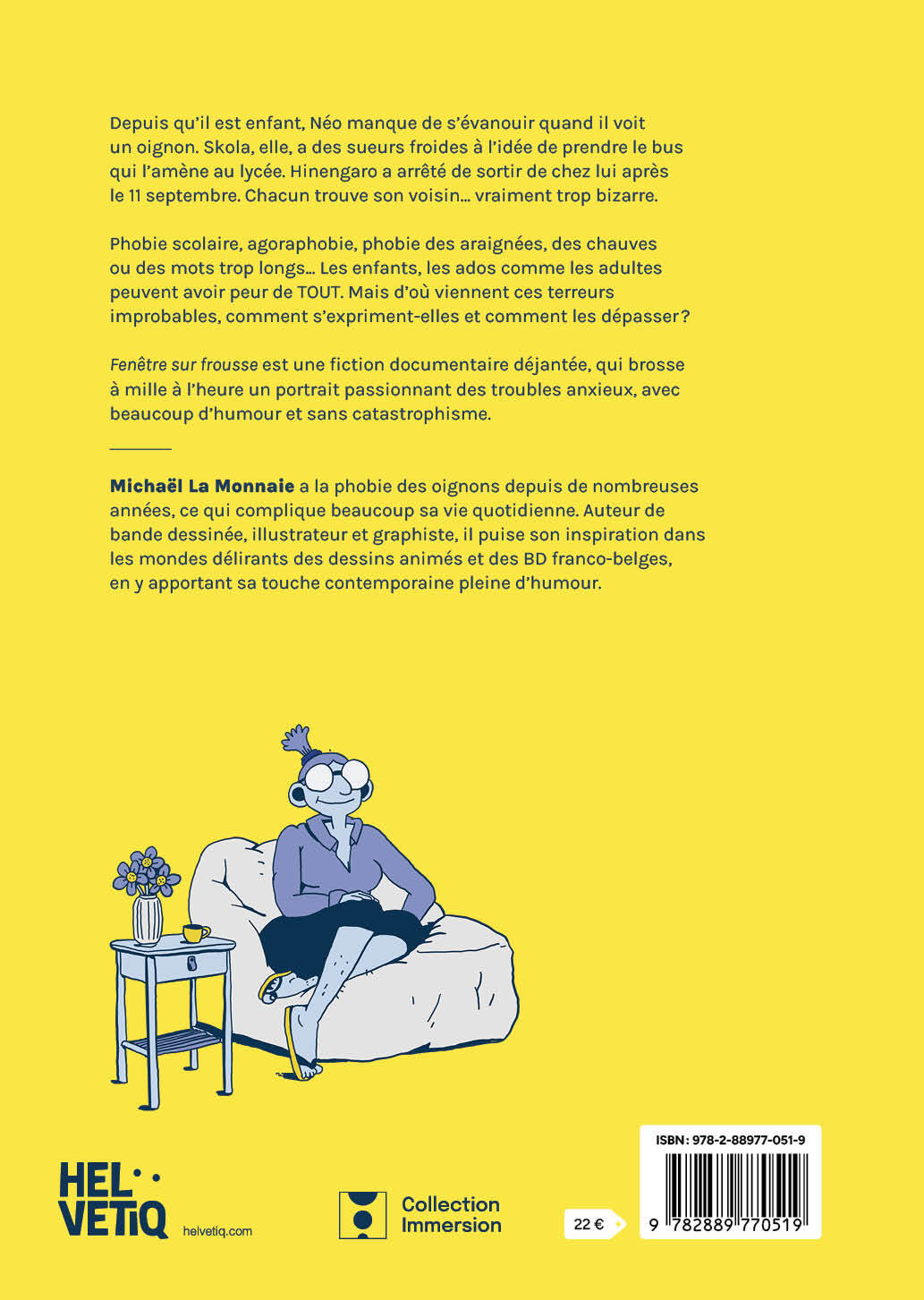 Fenêtre sur frousse - Michaël La Monnaie - HELVETIQ