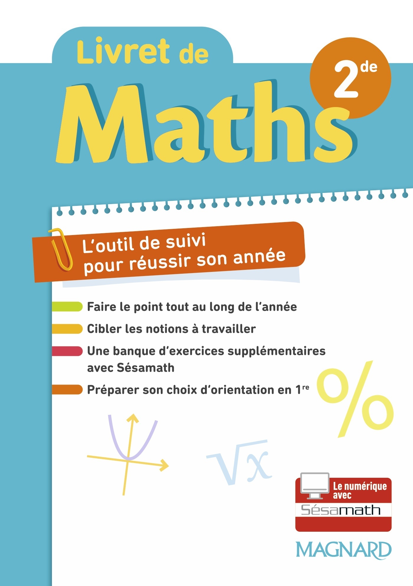 Maths 2de (2022) - Livret - Blandine Bourlet, Fatima Estevens - MAGNARD