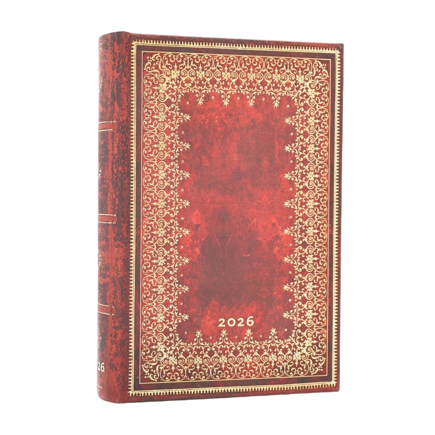 12 Mois 2026 Feuille d'Or Mini Un Jour par Page -  - PAPERBLANKS