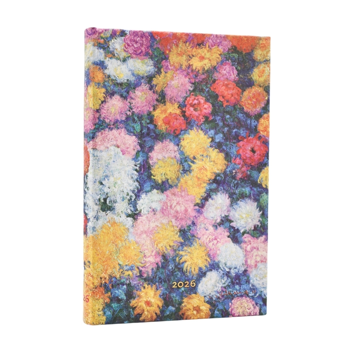 12 Mois 2026 Les Chrysanthèmes de Monet Mini Vertical -  - PAPERBLANKS