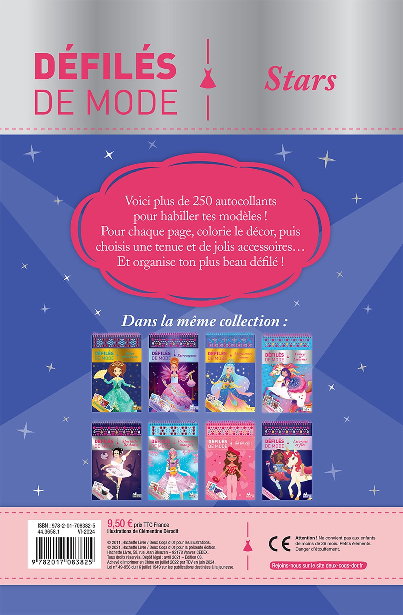 Stars - bloc à spirale - DERODIT CLEMENTINE - DEUX COQS D OR