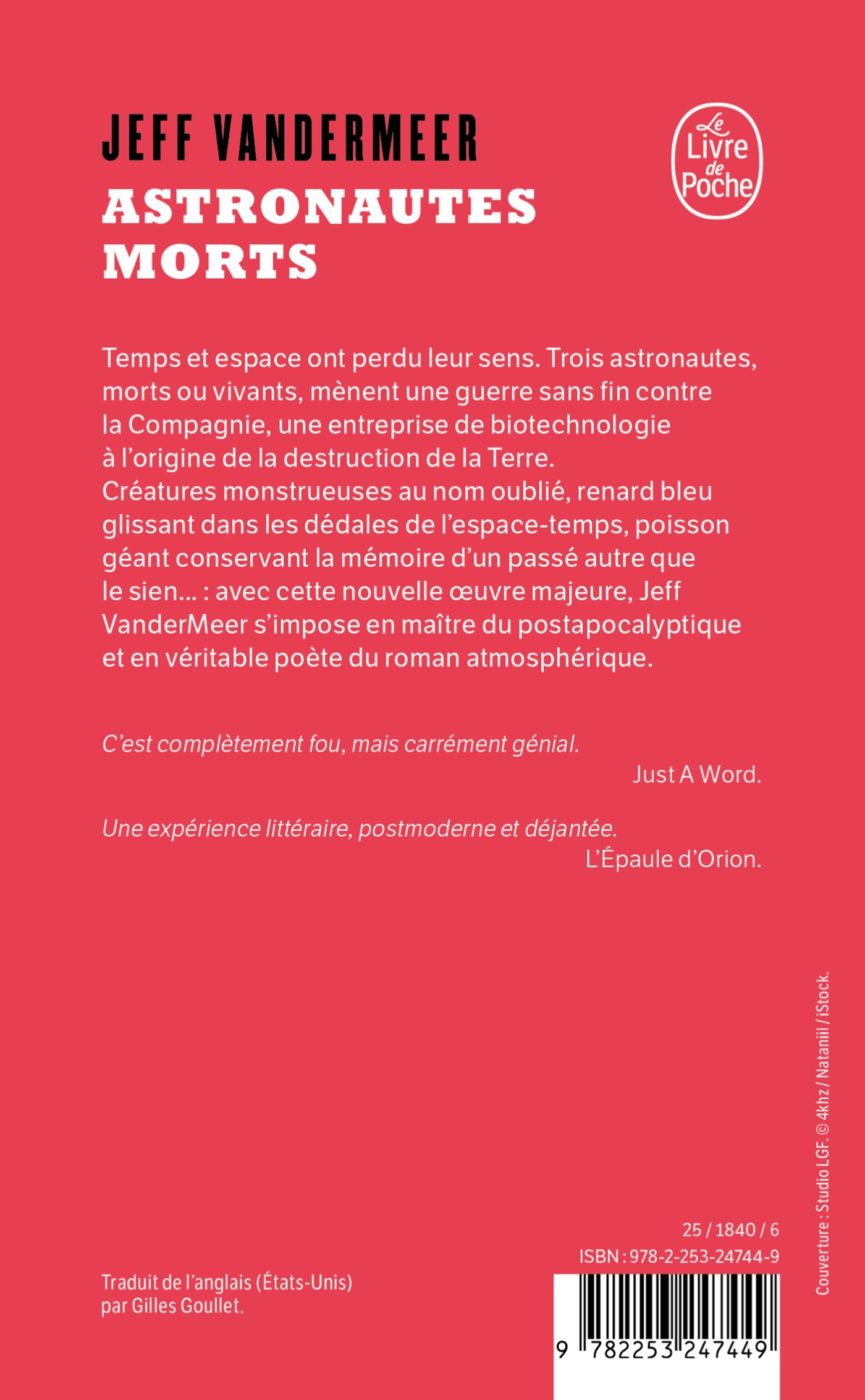 Astronautes morts - Jeff VanderMeer - LGF