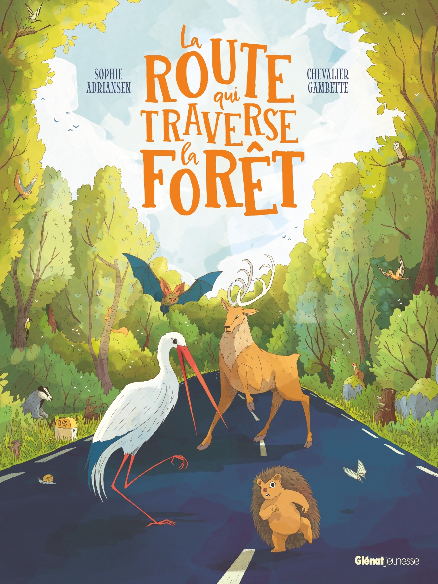 La route qui traverse la forêt - Sophie Adriansen - GLENAT JEUNESSE